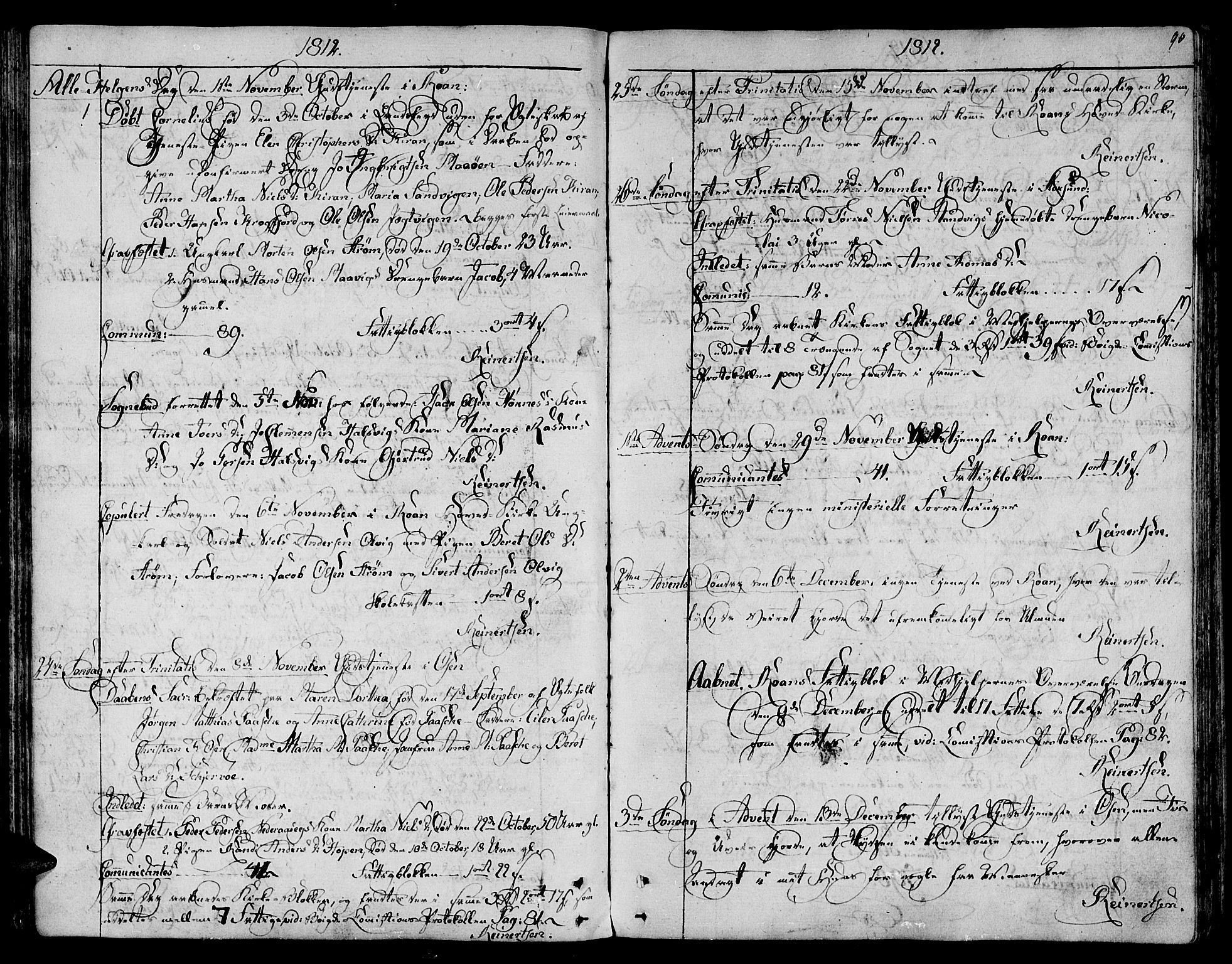 Ministerialprotokoller, klokkerbøker og fødselsregistre - Sør-Trøndelag, SAT/A-1456/657/L0701: Parish register (official) no. 657A02, 1802-1831, p. 90