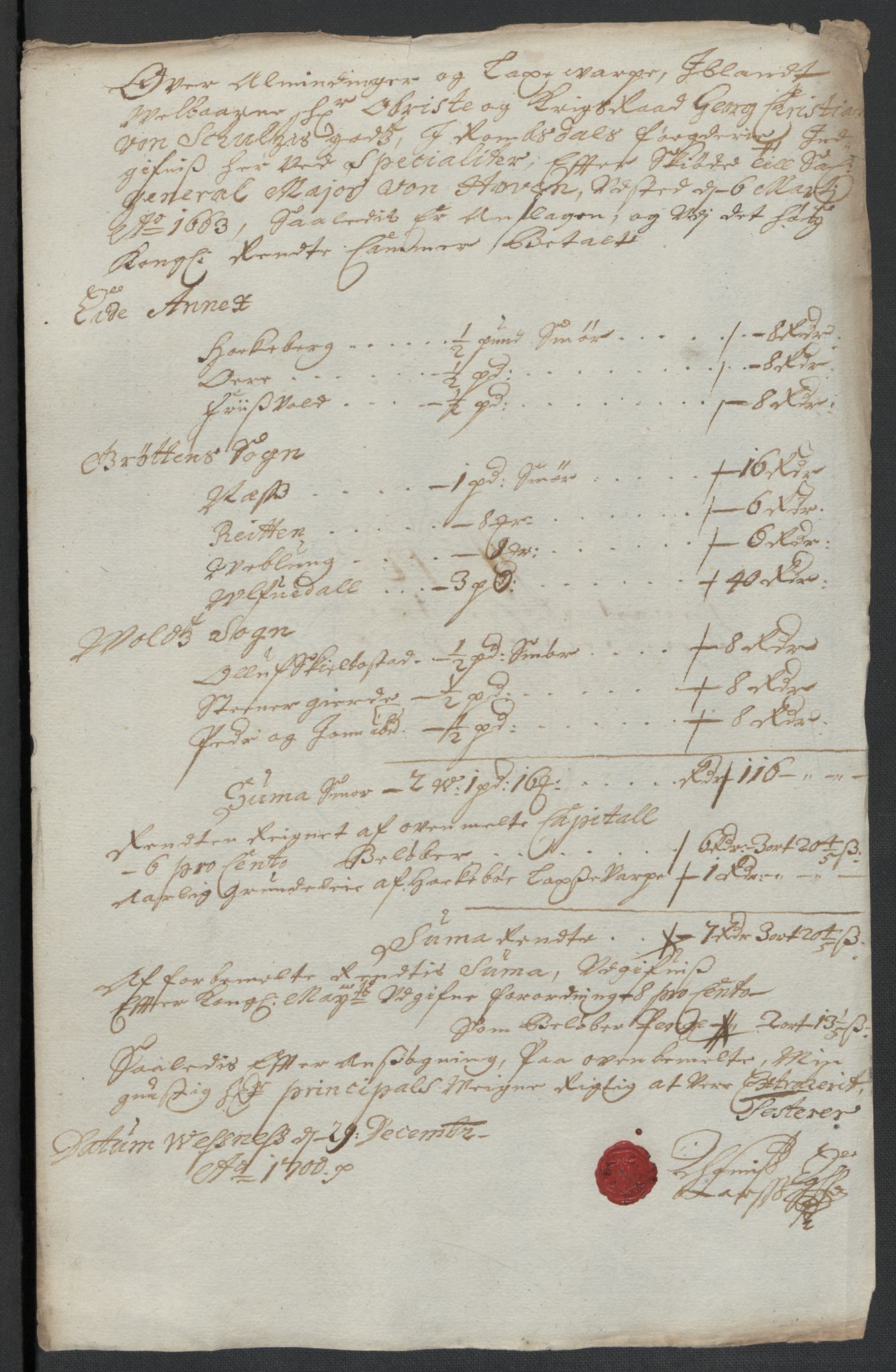 Rentekammeret inntil 1814, Reviderte regnskaper, Fogderegnskap, RA/EA-4092/R55/L3654: Fogderegnskap Romsdal, 1699-1700, p. 302
