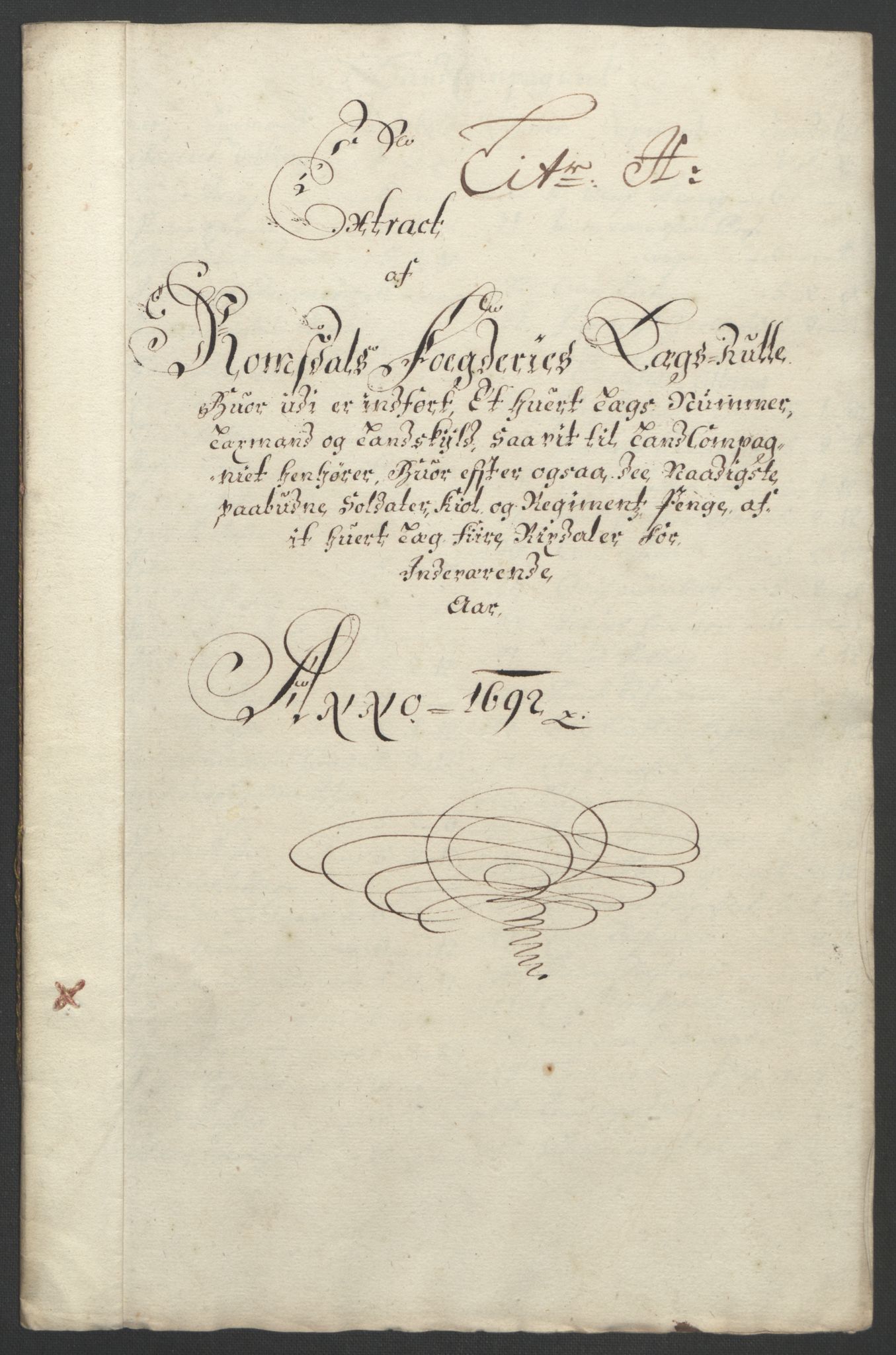 Rentekammeret inntil 1814, Reviderte regnskaper, Fogderegnskap, RA/EA-4092/R55/L3650: Fogderegnskap Romsdal, 1692, p. 103