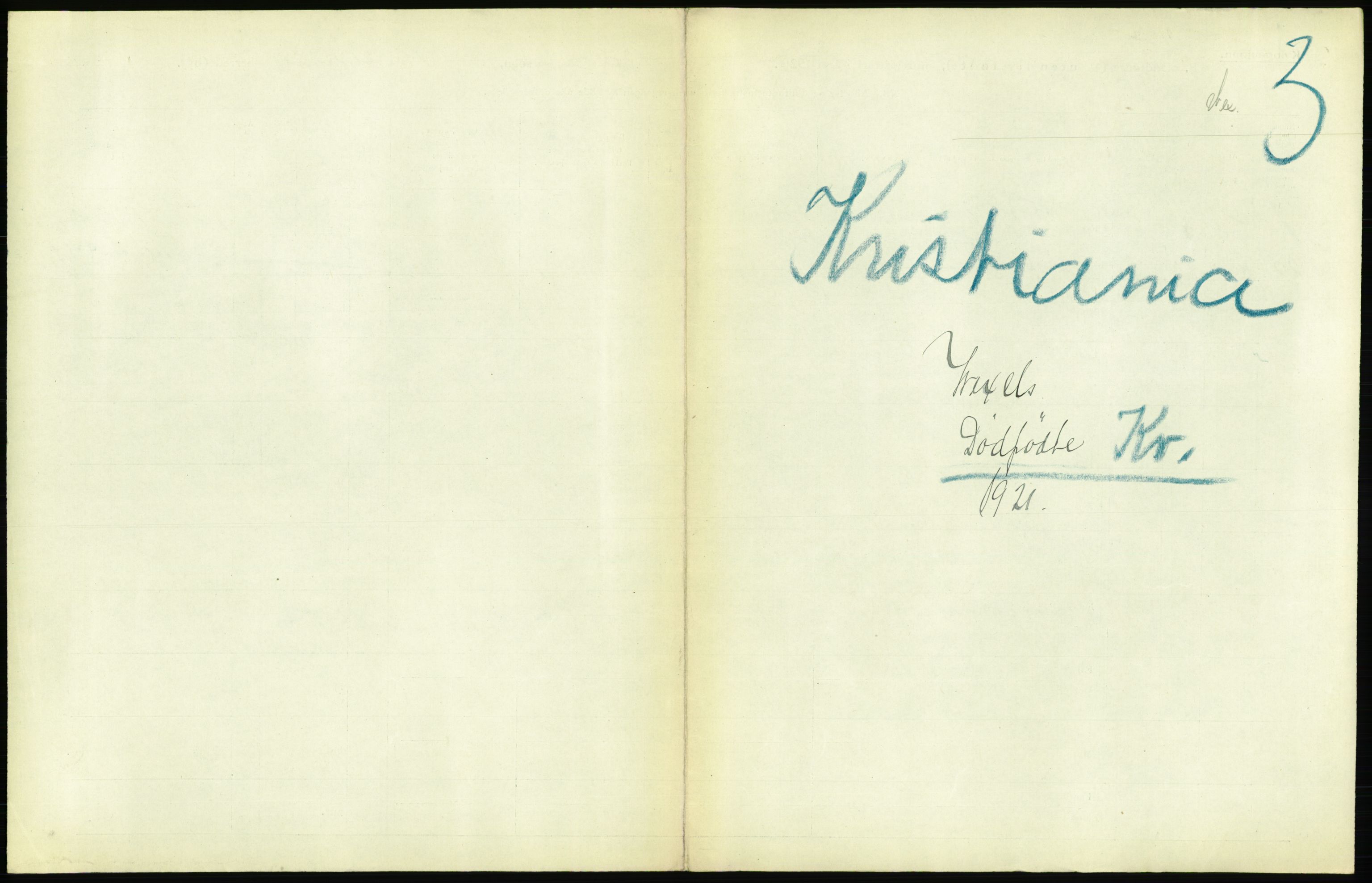 Statistisk sentralbyrå, Sosiodemografiske emner, Befolkning, AV/RA-S-2228/D/Df/Dfc/Dfca/L0013: Kristiania: Døde, dødfødte, 1921, p. 625