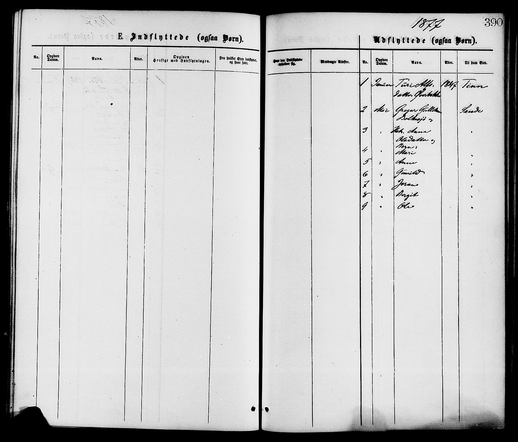 Gransherad kirkebøker, SAKO/A-267/F/Fa/L0004: Parish register (official) no. I 4, 1871-1886, p. 390