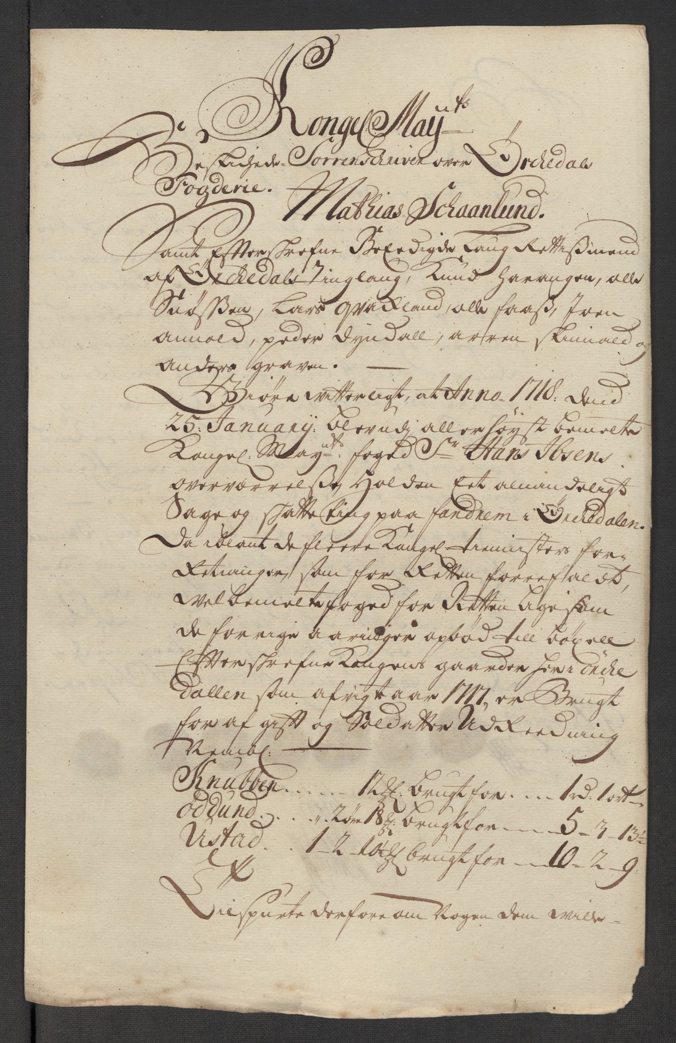 Rentekammeret inntil 1814, Reviderte regnskaper, Fogderegnskap, RA/EA-4092/R60/L3969: Fogderegnskap Orkdal og Gauldal, 1717, p. 498