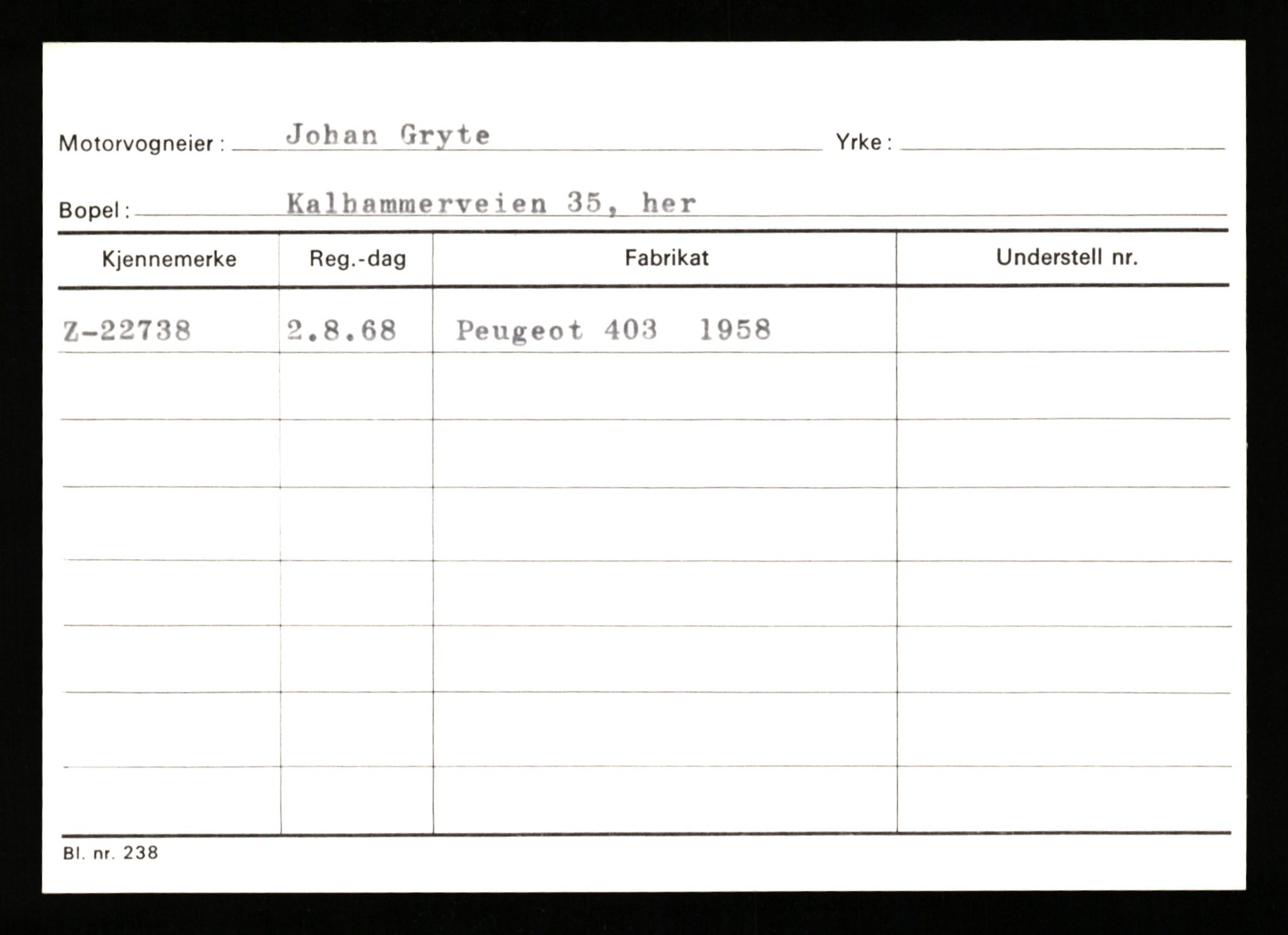 Stavanger trafikkstasjon, AV/SAST-A-101942/0/G/L0004: Registreringsnummer: 15497 - 22957, 1930-1971, p. 3101