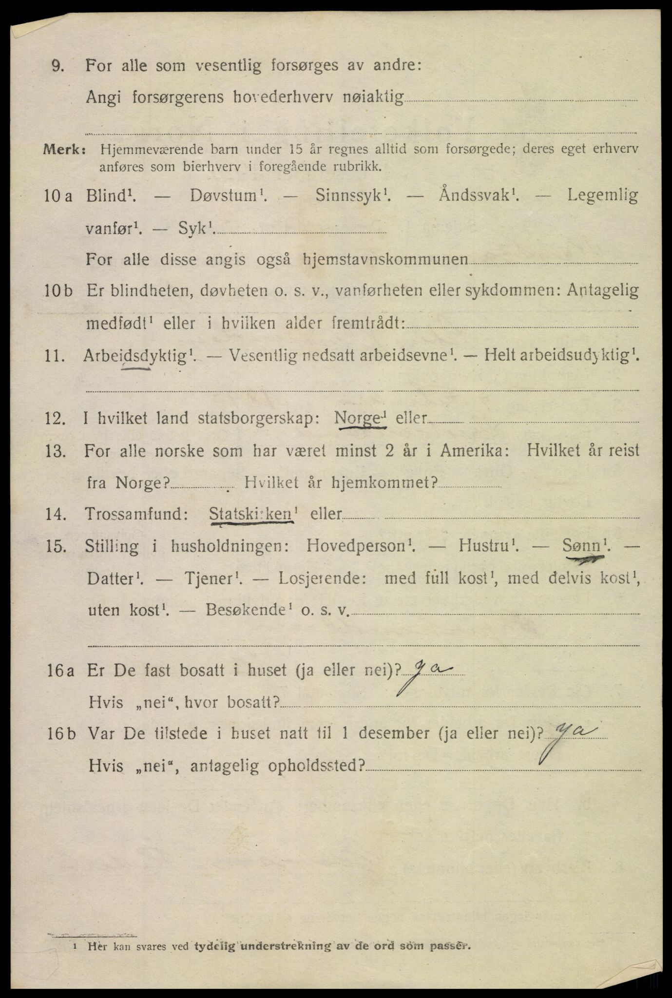 SAK, 1920 census for Kristiansand, 1920, p. 20930