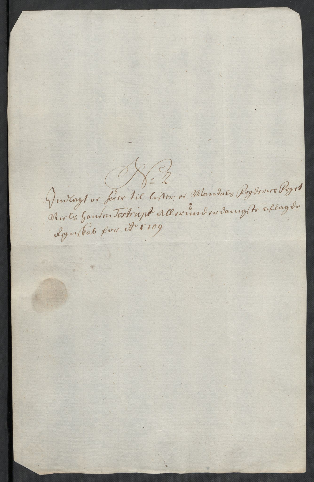 Rentekammeret inntil 1814, Reviderte regnskaper, Fogderegnskap, RA/EA-4092/R43/L2552: Fogderegnskap Lista og Mandal, 1705-1709, p. 233