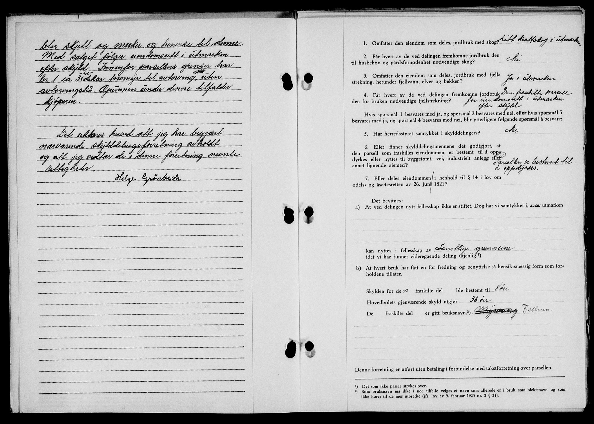 Lofoten sorenskriveri, SAT/A-0017/1/2/2C/L0013a: Mortgage book no. 13a, 1944-1946, Diary no: : 40/1946