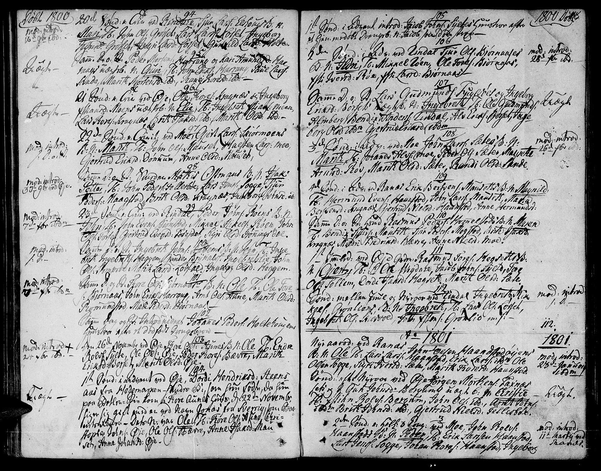 Ministerialprotokoller, klokkerbøker og fødselsregistre - Møre og Romsdal, SAT/A-1454/595/L1040: Parish register (official) no. 595A02, 1797-1819, p. 48