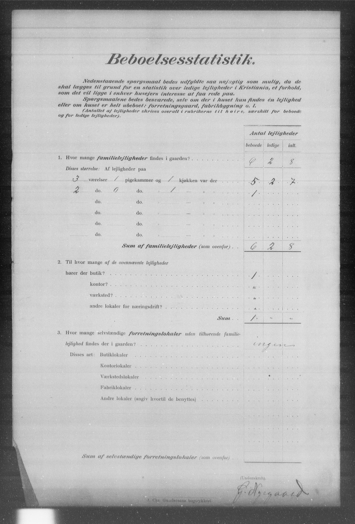 OBA, Municipal Census 1903 for Kristiania, 1903, p. 12715