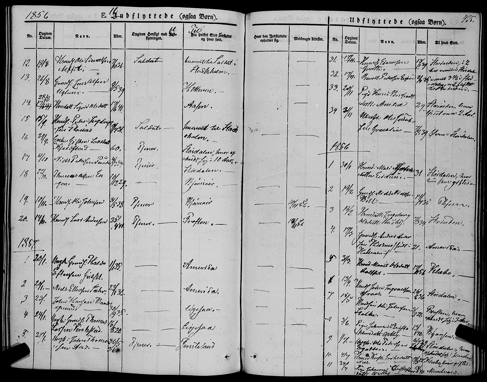 Ministerialprotokoller, klokkerbøker og fødselsregistre - Sør-Trøndelag, AV/SAT-A-1456/695/L1145: Parish register (official) no. 695A06 /1, 1843-1859, p. 435