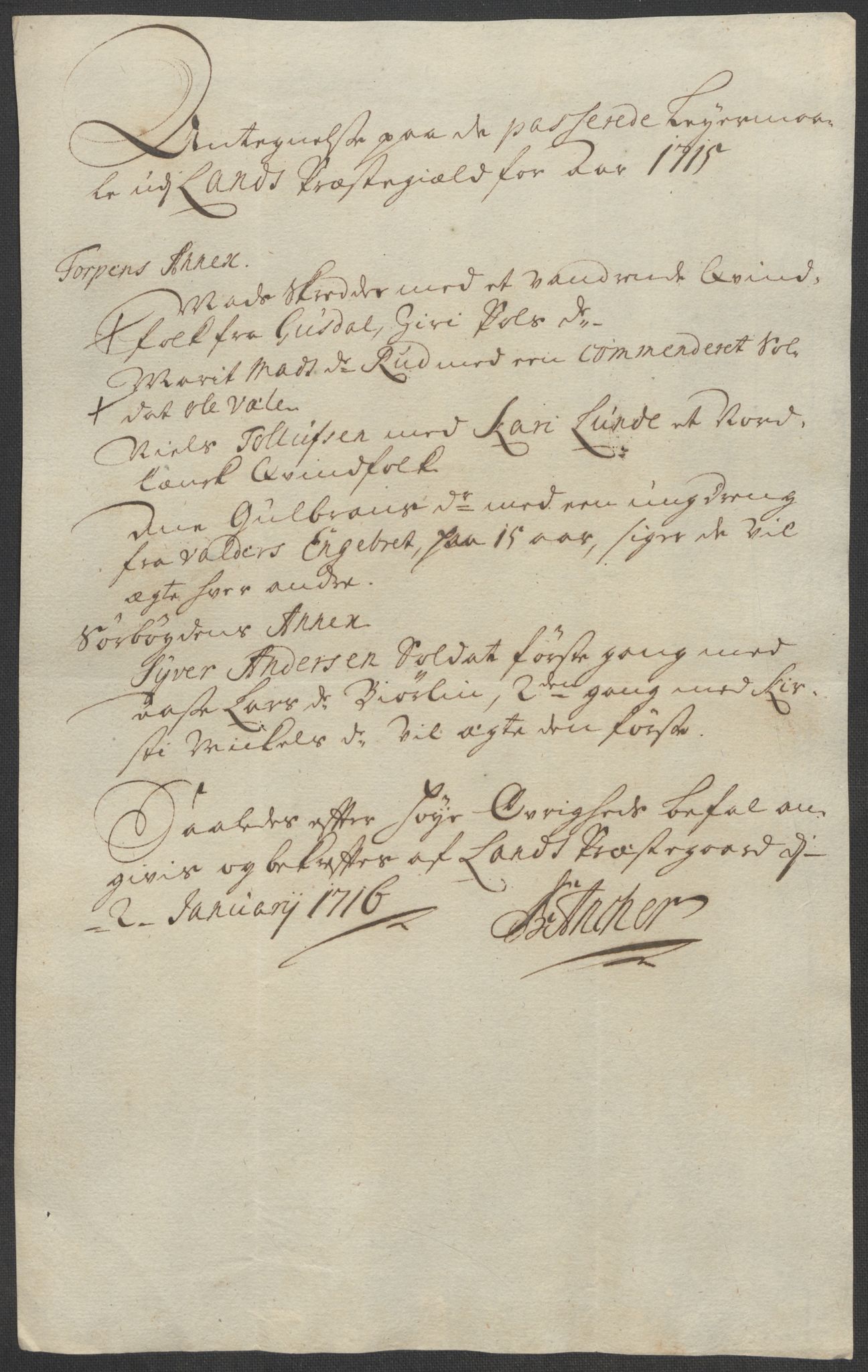 Rentekammeret inntil 1814, Reviderte regnskaper, Fogderegnskap, AV/RA-EA-4092/R18/L1314: Fogderegnskap Hadeland, Toten og Valdres, 1715, p. 332