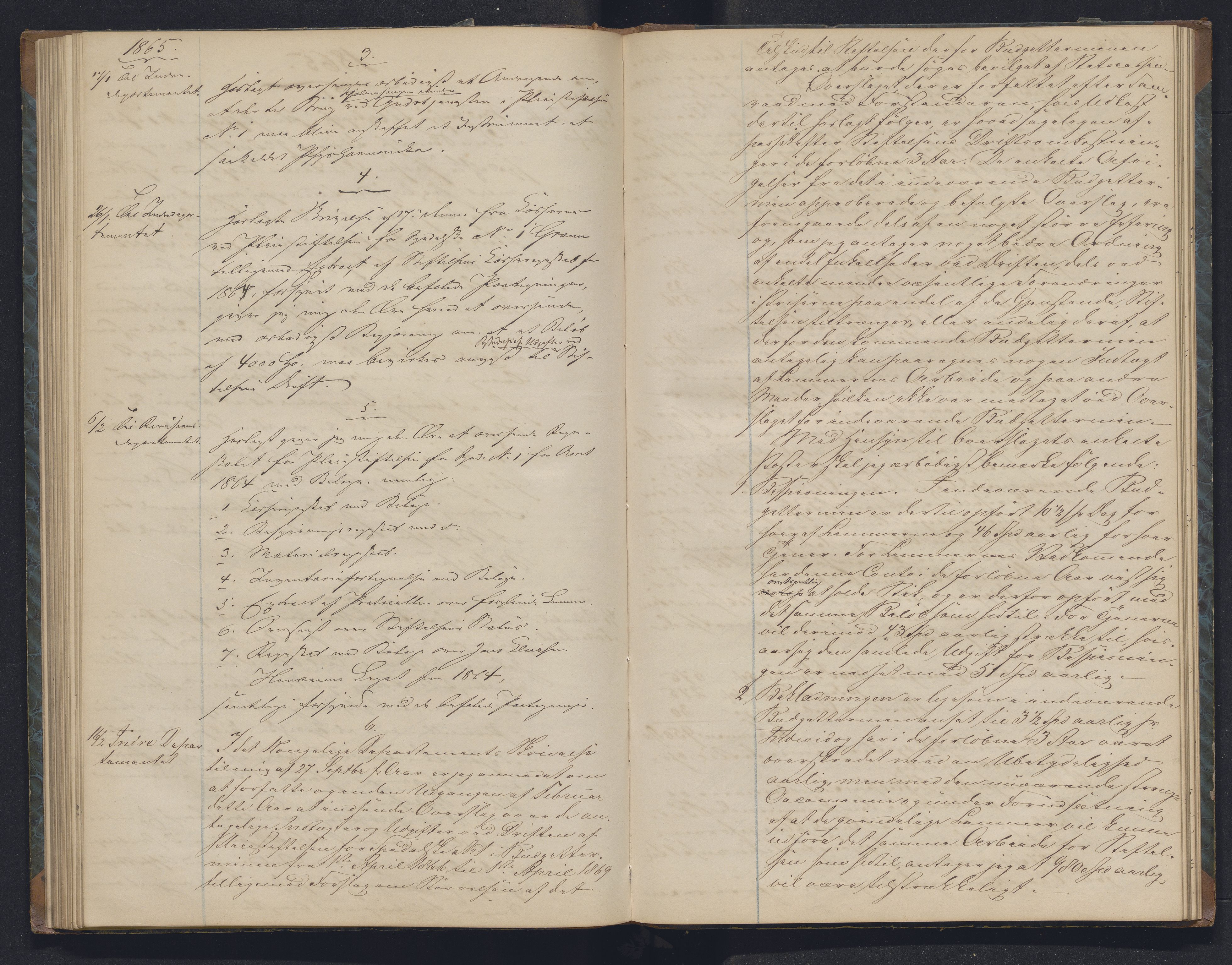 Lepraarkiver - Overlegen for den spedalske sykdom, AV/SAB-A-61001/B.b/L0006: Kopibok, 1860-1874