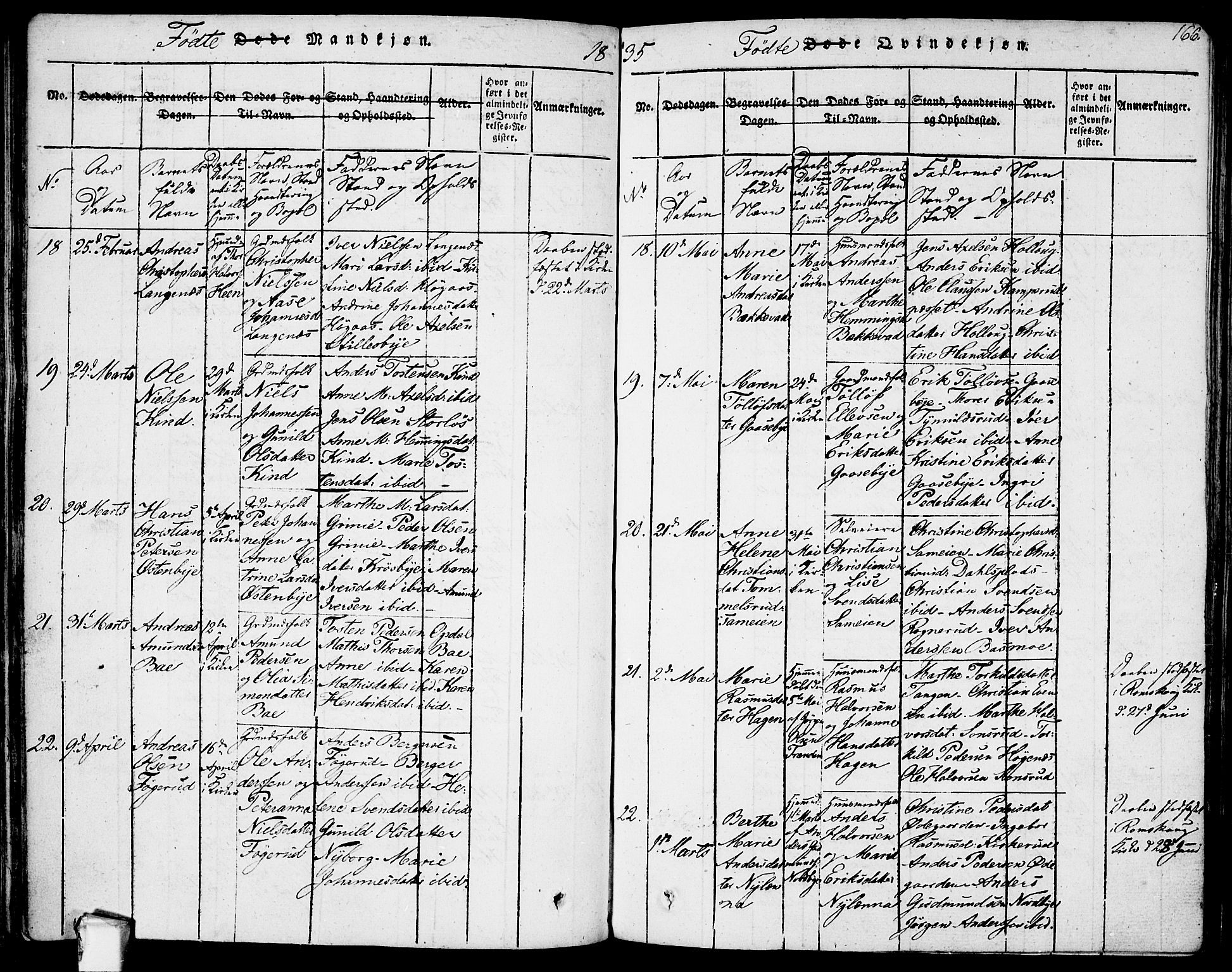 Rødenes prestekontor Kirkebøker, AV/SAO-A-2005/F/Fa/L0004: Parish register (official) no. I 4, 1814-1838, p. 166