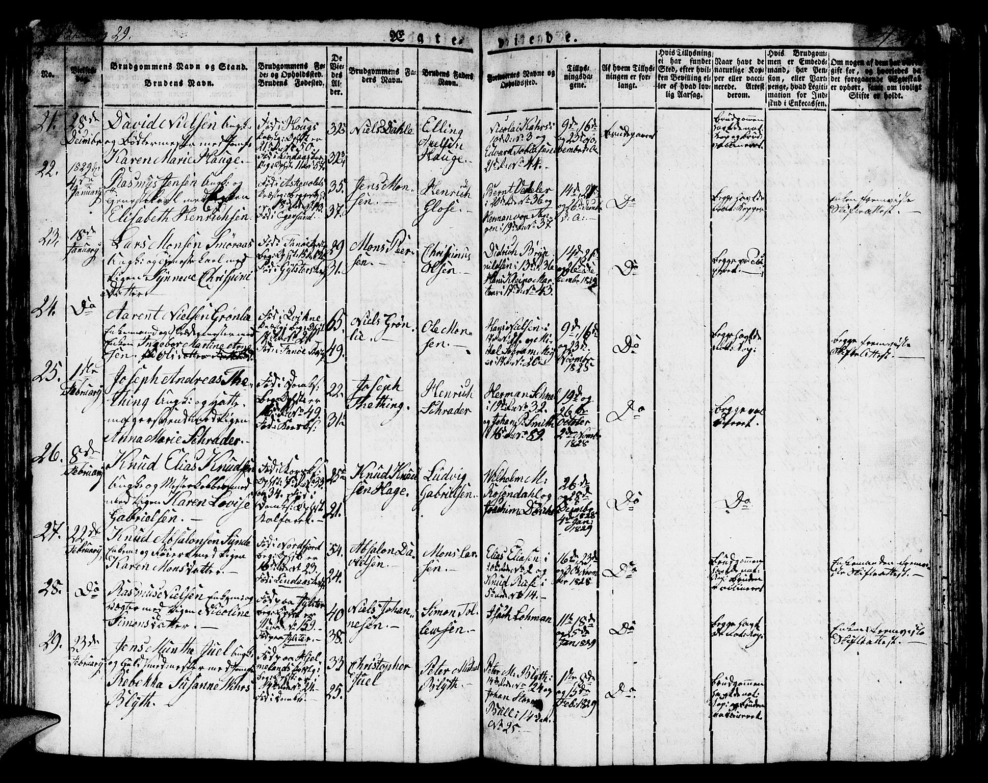 Domkirken sokneprestembete, AV/SAB-A-74801/H/Hab/L0002: Parish register (copy) no. A 2, 1821-1839, p. 426