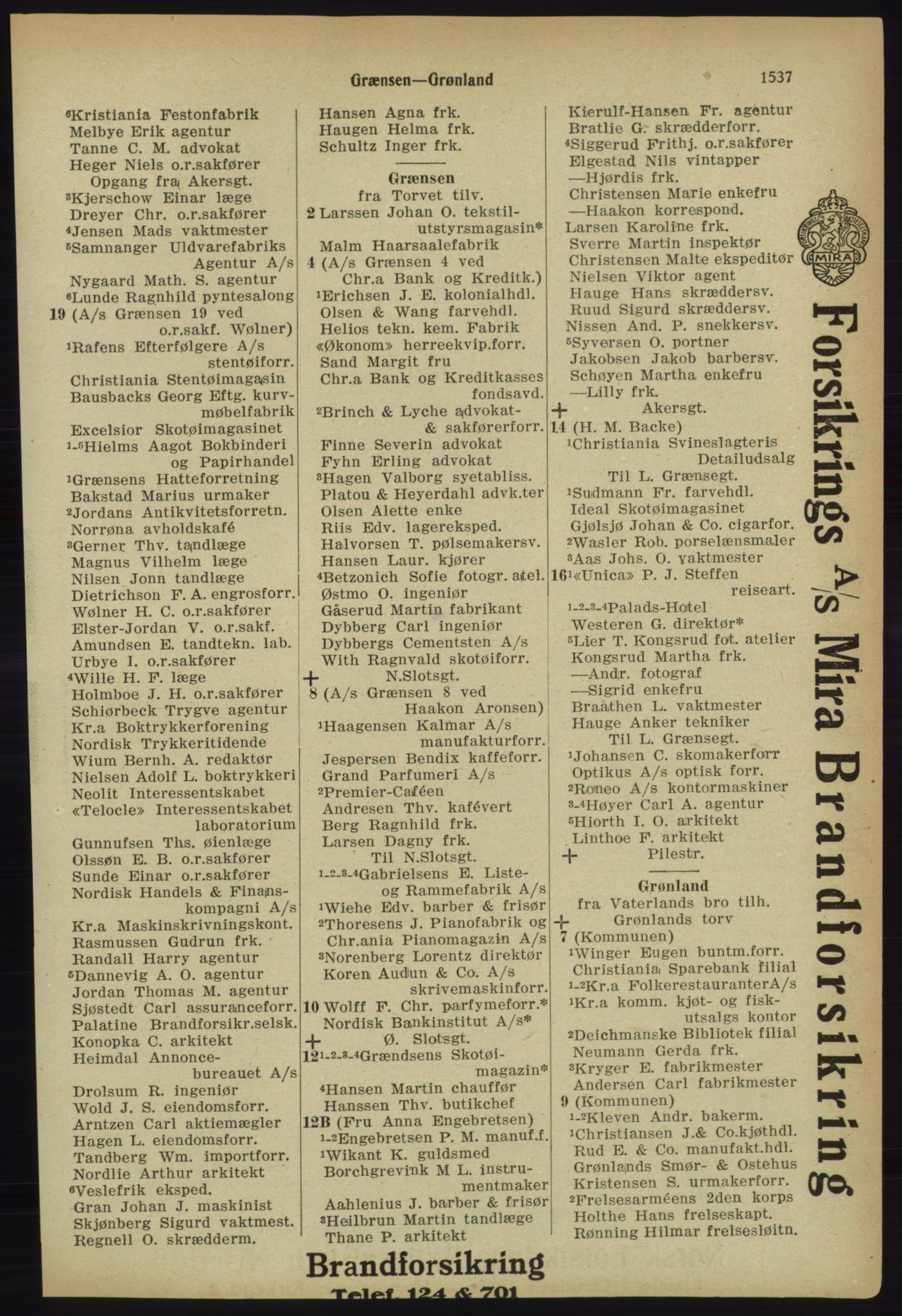 Kristiania/Oslo adressebok, PUBL/-, 1918, p. 1690