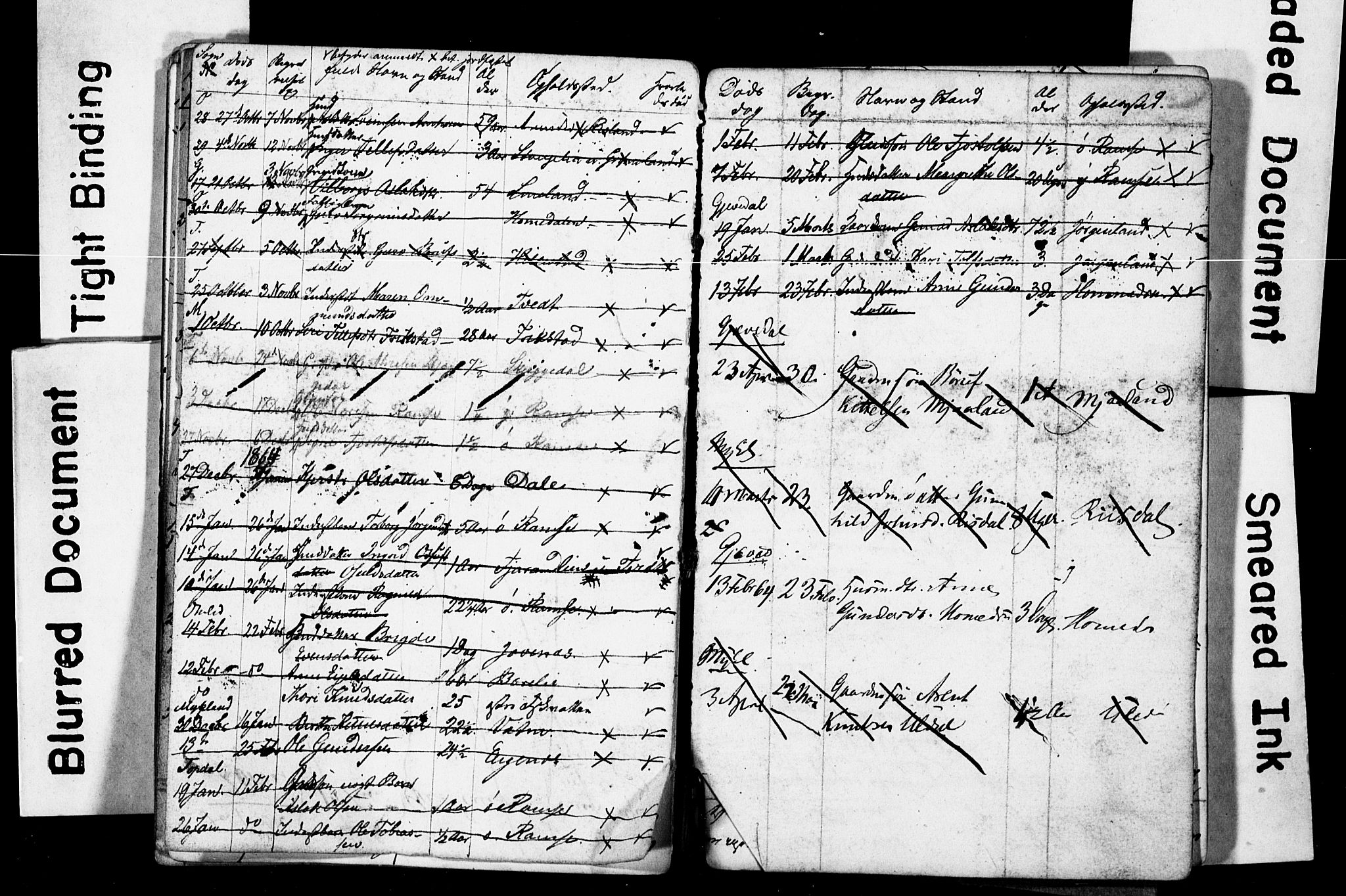 Åmli sokneprestkontor, SAK/1111-0050/F/Ff/L0001: Parish register draft no. A VI 19, 1848-1864