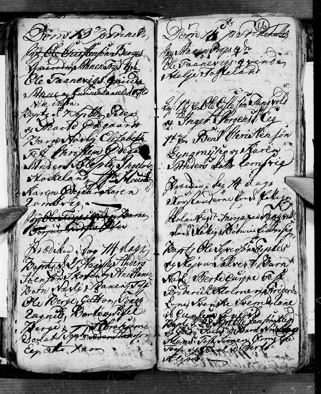Søgne sokneprestkontor, SAK/1111-0037/F/Fb/Fbb/L0001: Parish register (copy) no. B 1, 1779-1802, p. 66