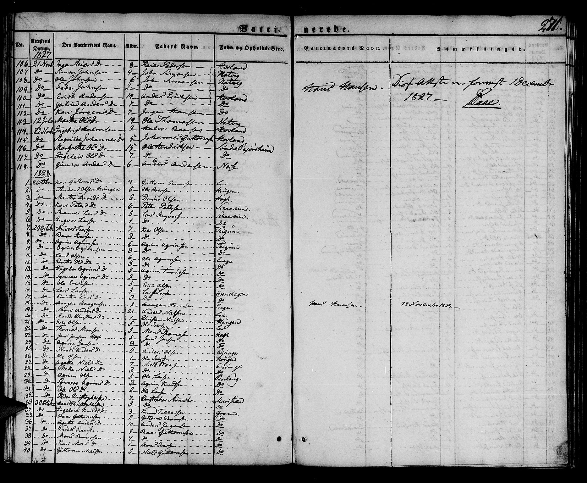 Lærdal sokneprestembete, SAB/A-81201: Parish register (official) no. A 5, 1822-1834, p. 271