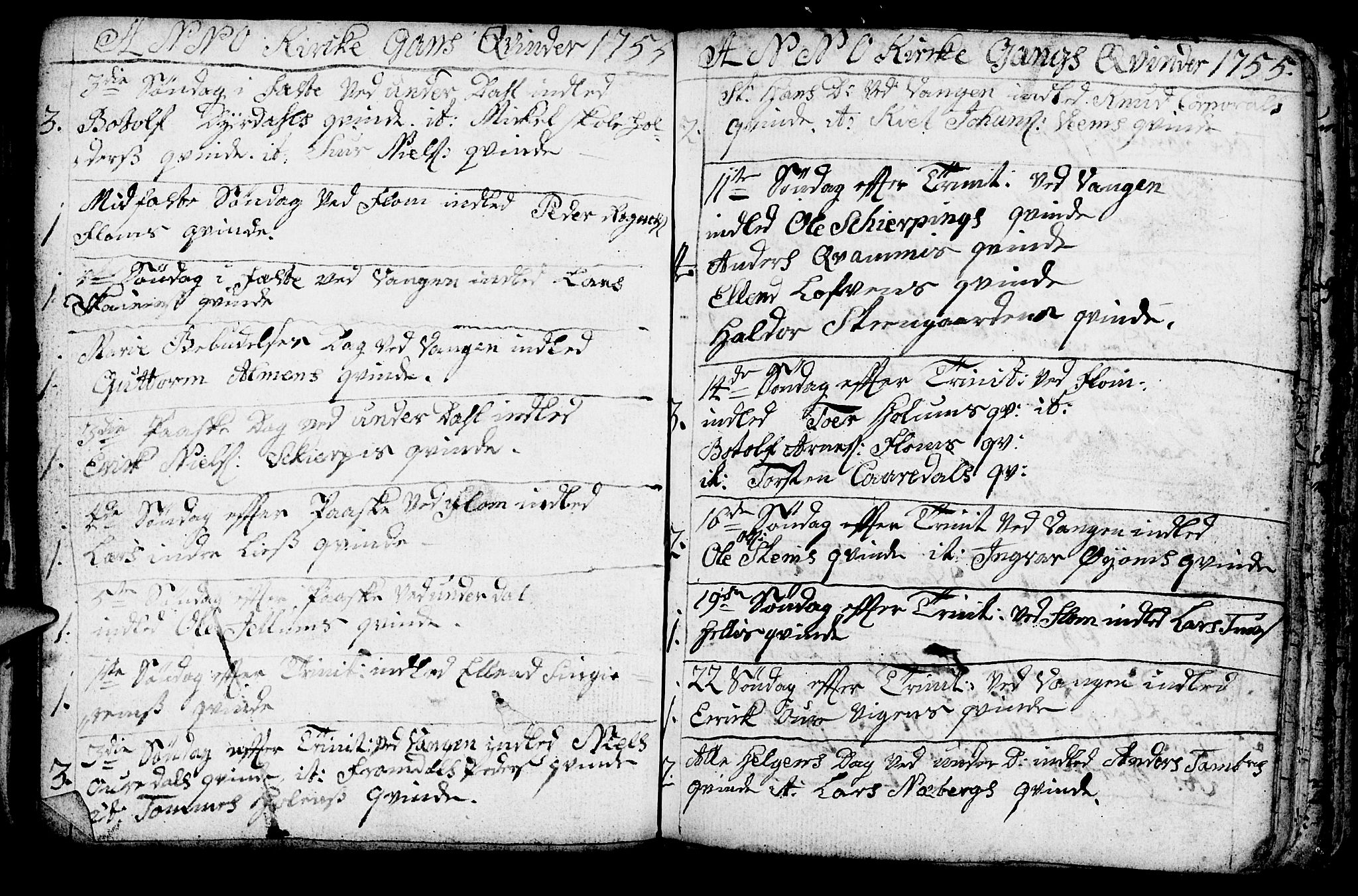 Aurland sokneprestembete, AV/SAB-A-99937/H/Ha/Haa/L0003: Parish register (official) no. A 3, 1735-1761, p. 156