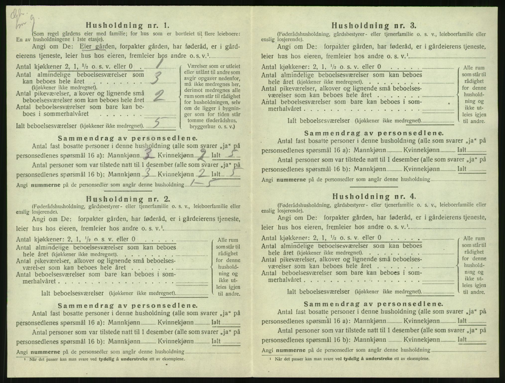 SAT, 1920 census for Haram, 1920, p. 286