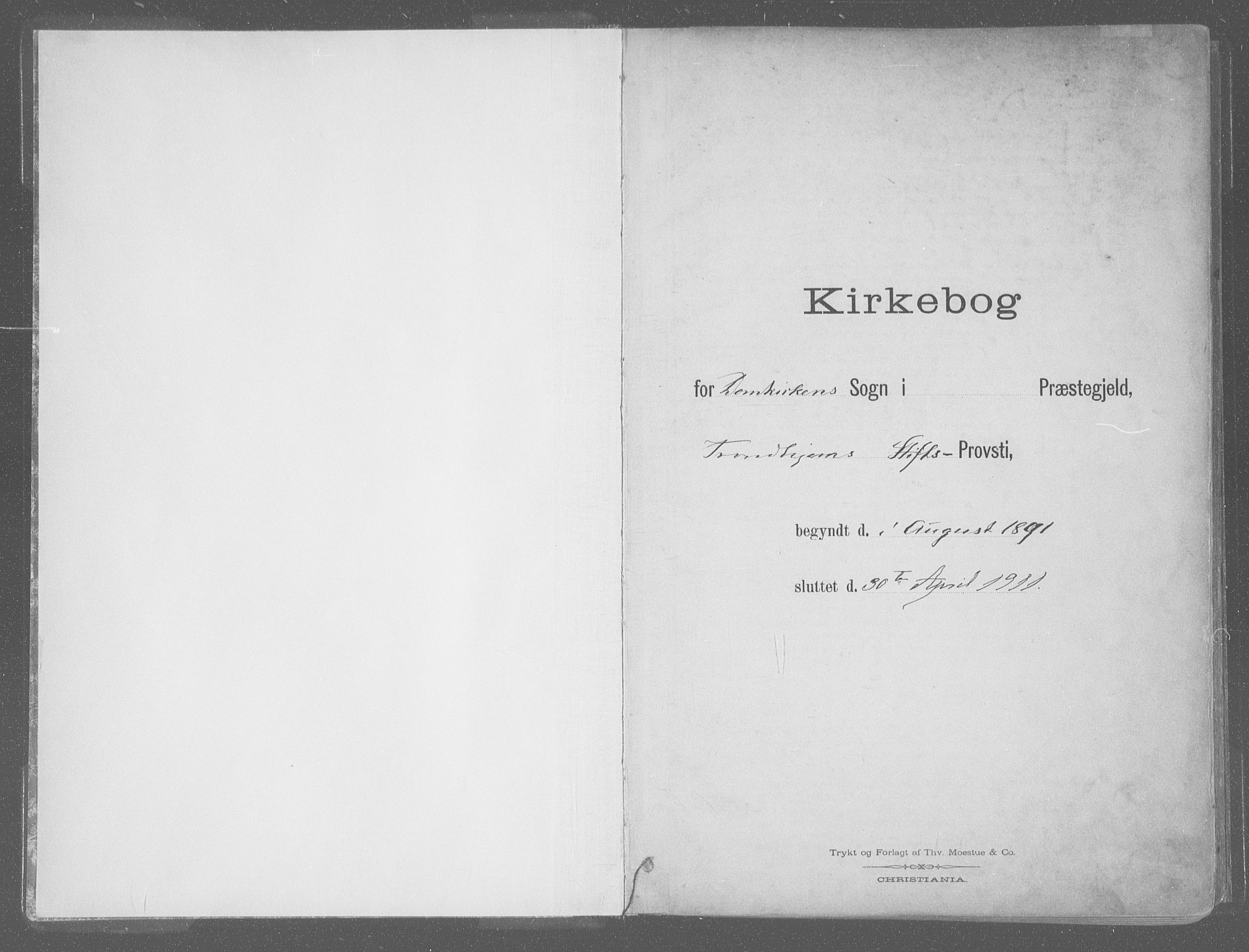 Ministerialprotokoller, klokkerbøker og fødselsregistre - Sør-Trøndelag, SAT/A-1456/601/L0064: Parish register (official) no. 601A31, 1891-1911