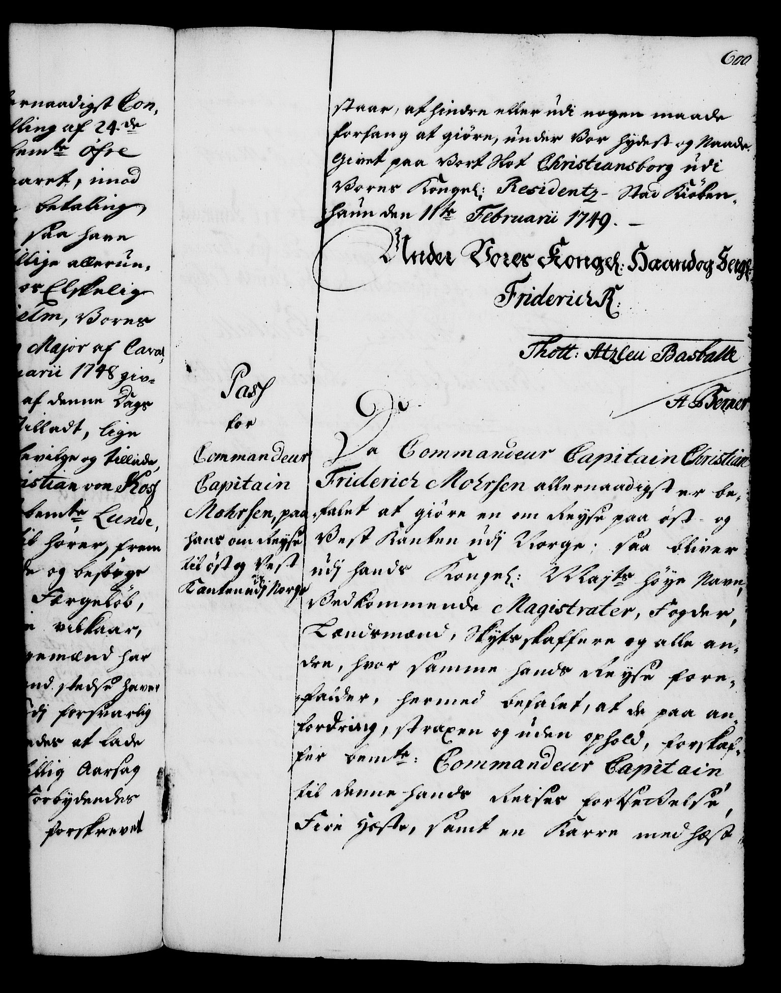 Rentekammeret, Kammerkanselliet, RA/EA-3111/G/Gg/Gga/L0005: Norsk ekspedisjonsprotokoll med register (merket RK 53.5), 1741-1749, p. 600