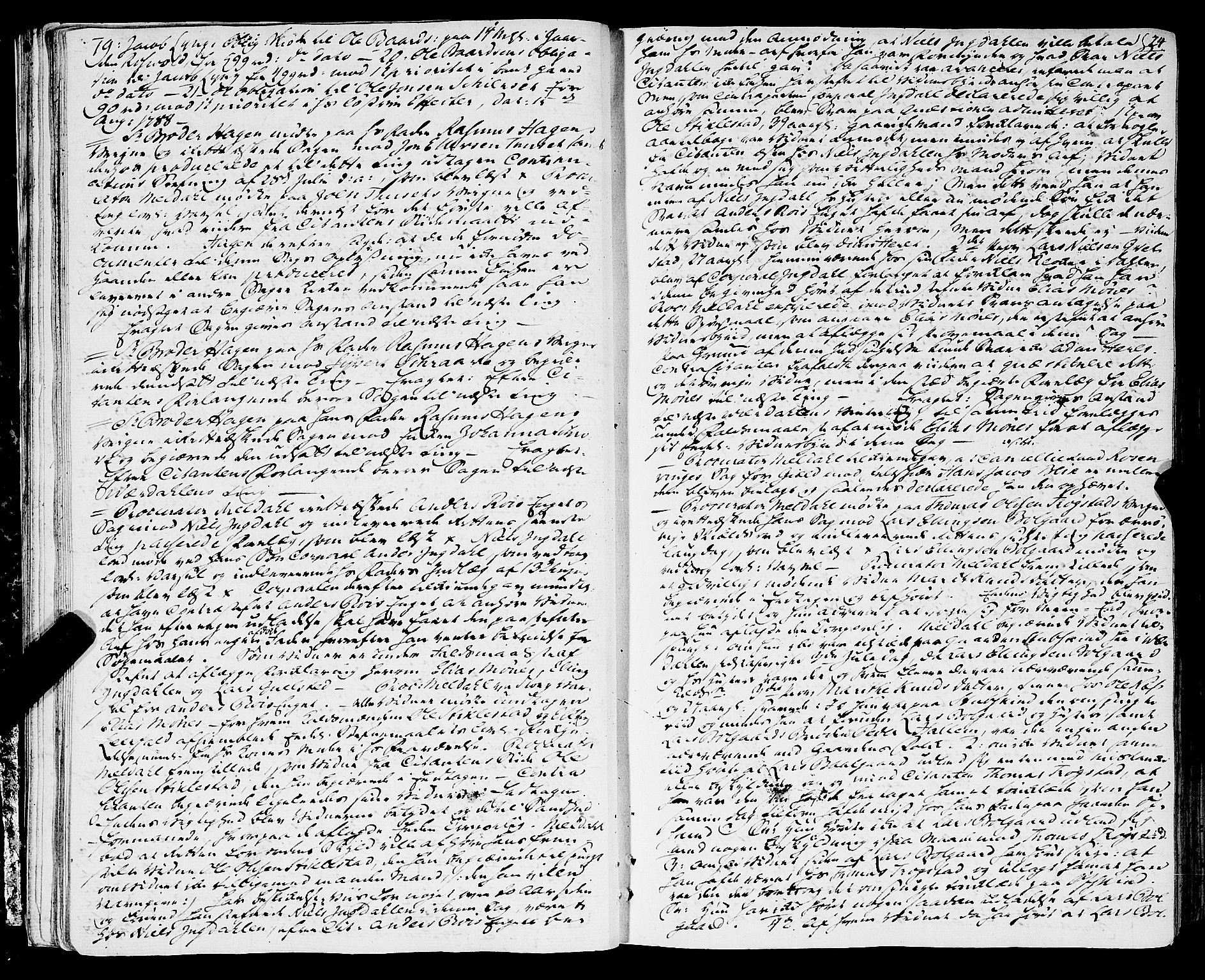 Stjør- og Verdal sorenskriveri, AV/SAT-A-4167/1/1/1Aa/L0017: Tingbok, 1788-1792, p. 23b-24a
