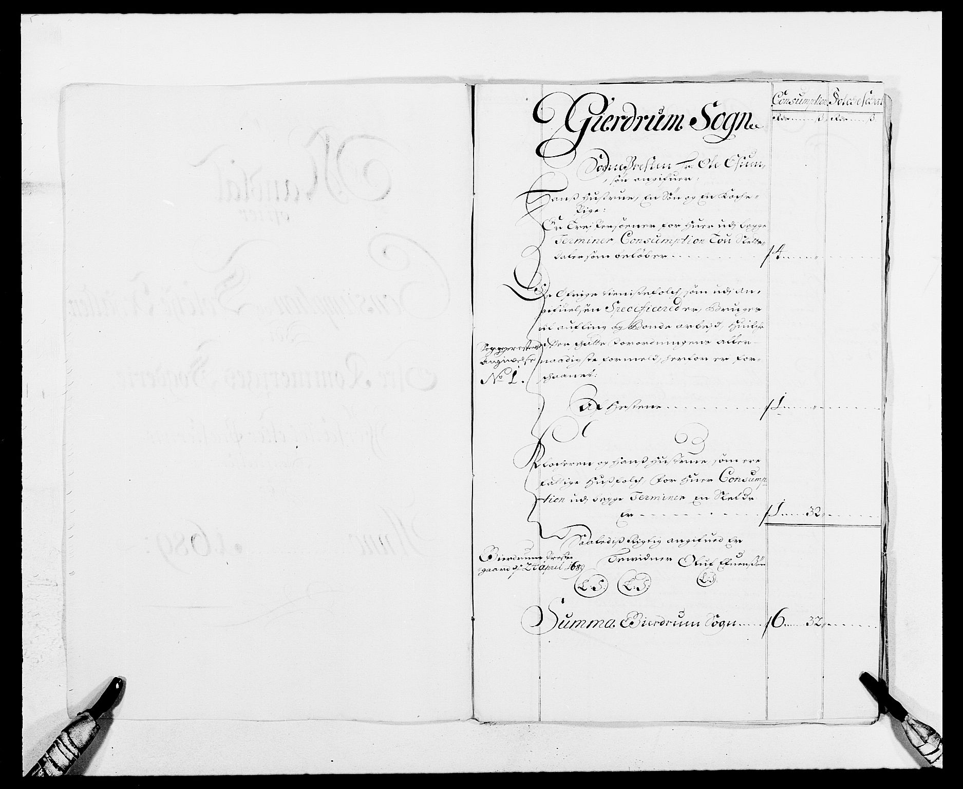 Rentekammeret inntil 1814, Reviderte regnskaper, Fogderegnskap, AV/RA-EA-4092/R12/L0701: Fogderegnskap Øvre Romerike, 1689, p. 193