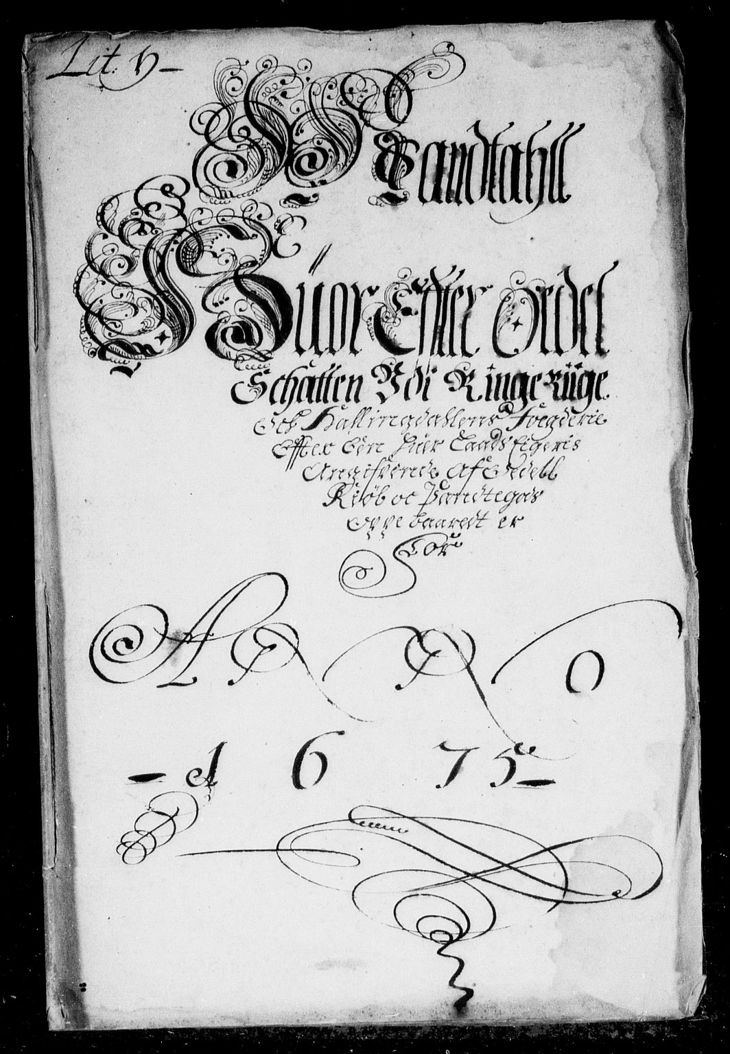 Rentekammeret inntil 1814, Reviderte regnskaper, Stiftamtstueregnskaper, Landkommissariatet på Akershus og Akershus stiftamt, AV/RA-EA-5869/R/Rb/L0106: Akershus stiftamt, 1673-1675