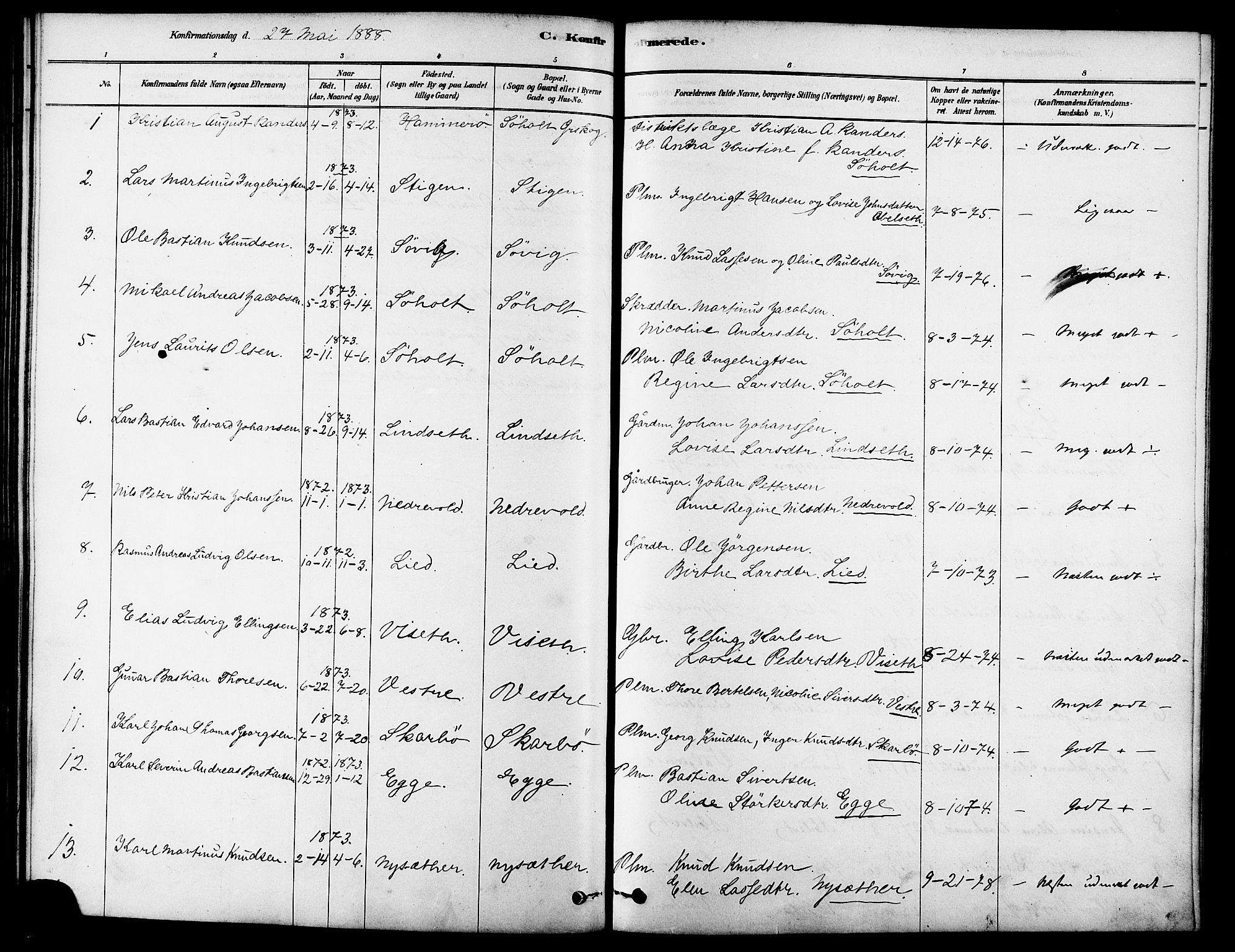 Ministerialprotokoller, klokkerbøker og fødselsregistre - Møre og Romsdal, SAT/A-1454/522/L0315: Parish register (official) no. 522A10, 1878-1890