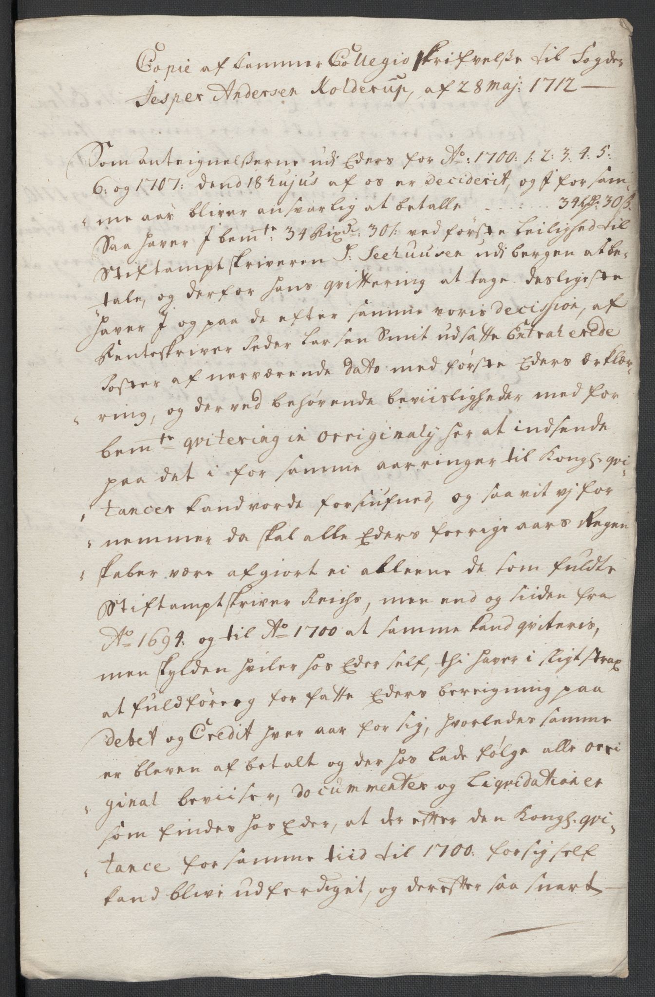 Rentekammeret inntil 1814, Reviderte regnskaper, Fogderegnskap, AV/RA-EA-4092/R66/L4581: Fogderegnskap Salten, 1707-1710, p. 163