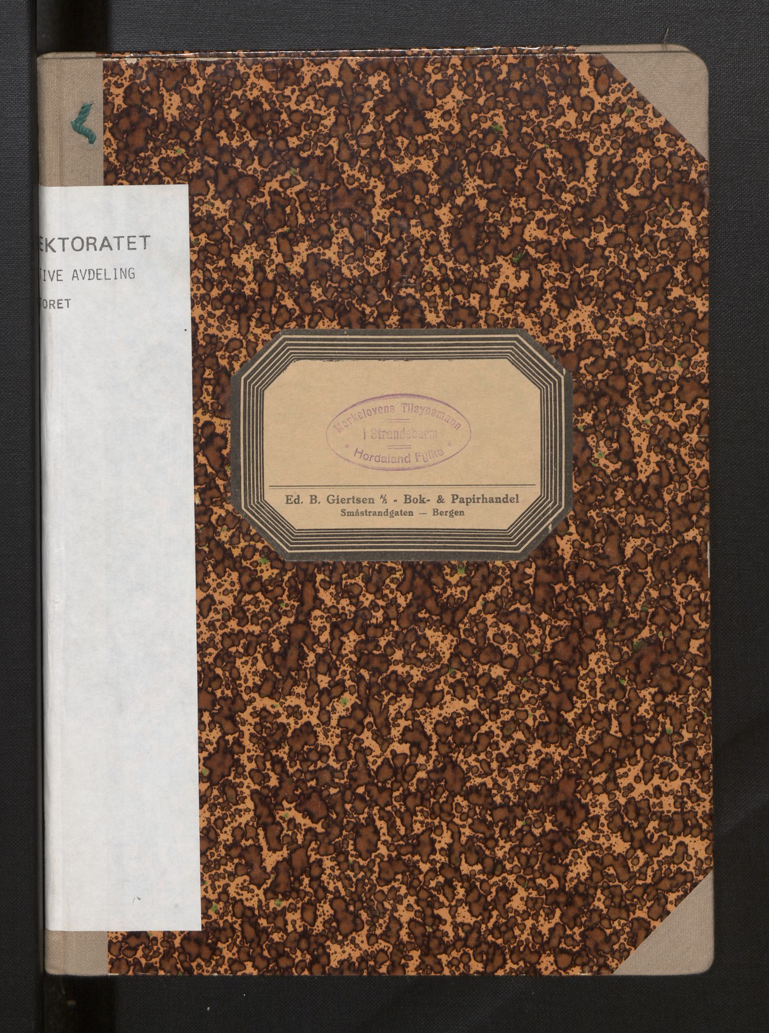 Fiskeridirektoratet - 1 Adm. ledelse - 13 Båtkontoret, AV/SAB-A-2003/I/Ia/Iah/L0116: 135.0842/2 Merkeprotokoll - Strandebarm, 1956-1964