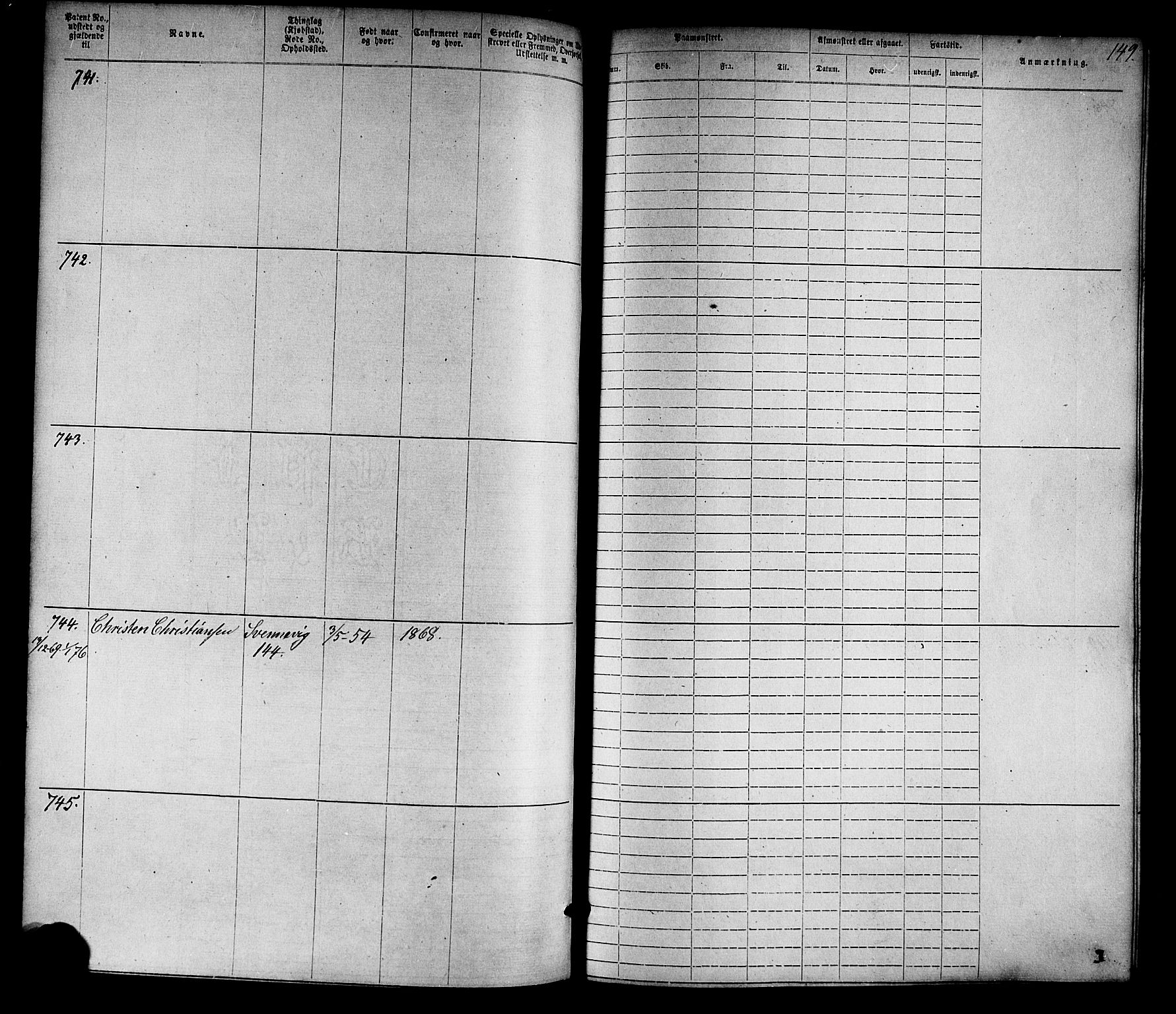 Farsund mønstringskrets, SAK/2031-0017/F/Fa/L0005: Annotasjonsrulle nr 1-1910 med register, Z-2, 1869-1877, p. 177