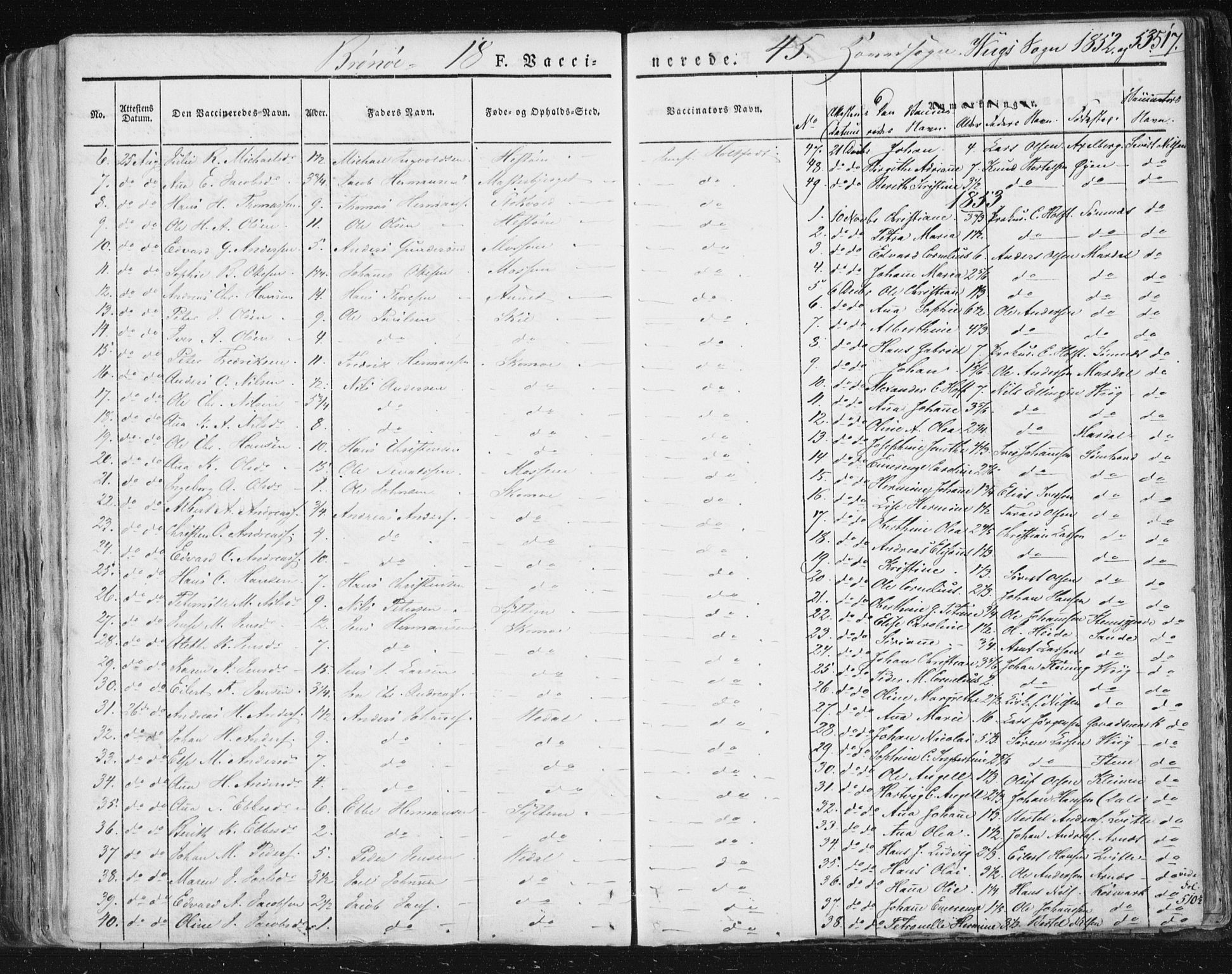 Ministerialprotokoller, klokkerbøker og fødselsregistre - Nordland, SAT/A-1459/813/L0198: Parish register (official) no. 813A08, 1834-1874, p. 517