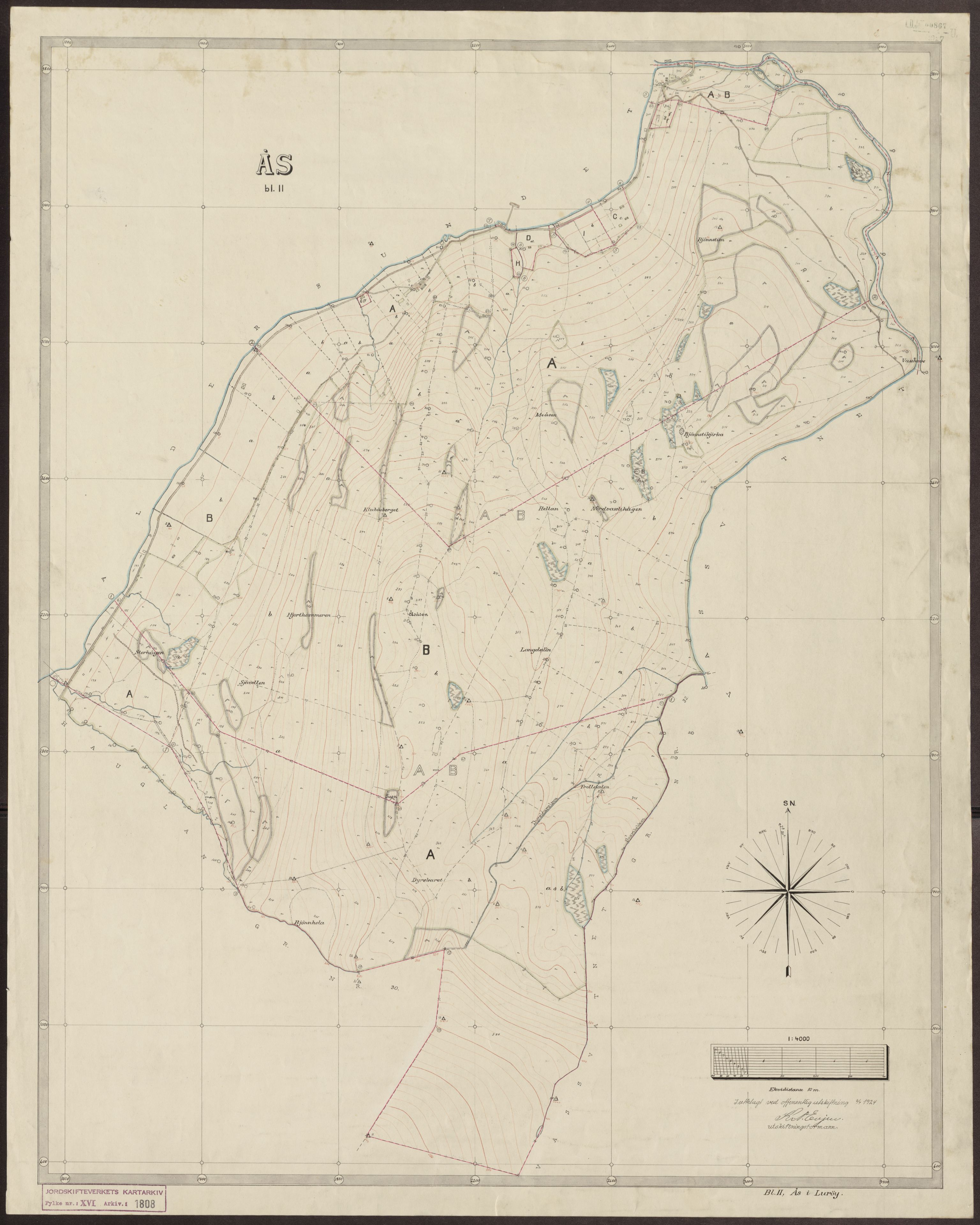 Jordskifteverkets kartarkiv, AV/RA-S-3929/T, 1859-1988, p. 2178