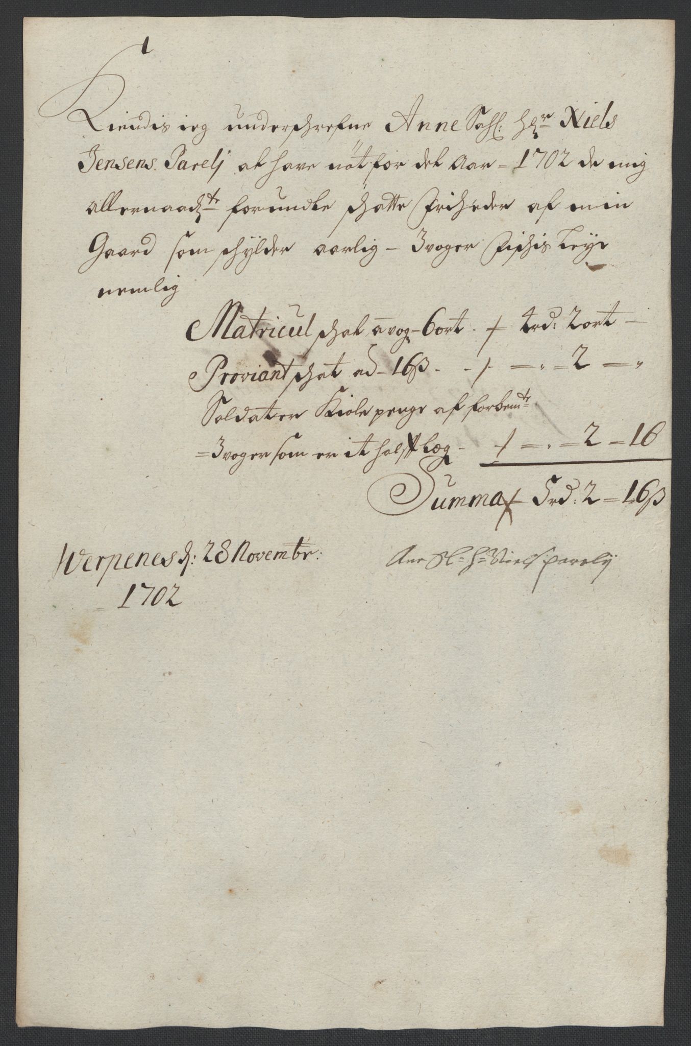 Rentekammeret inntil 1814, Reviderte regnskaper, Fogderegnskap, RA/EA-4092/R55/L3655: Fogderegnskap Romsdal, 1701-1702, p. 311