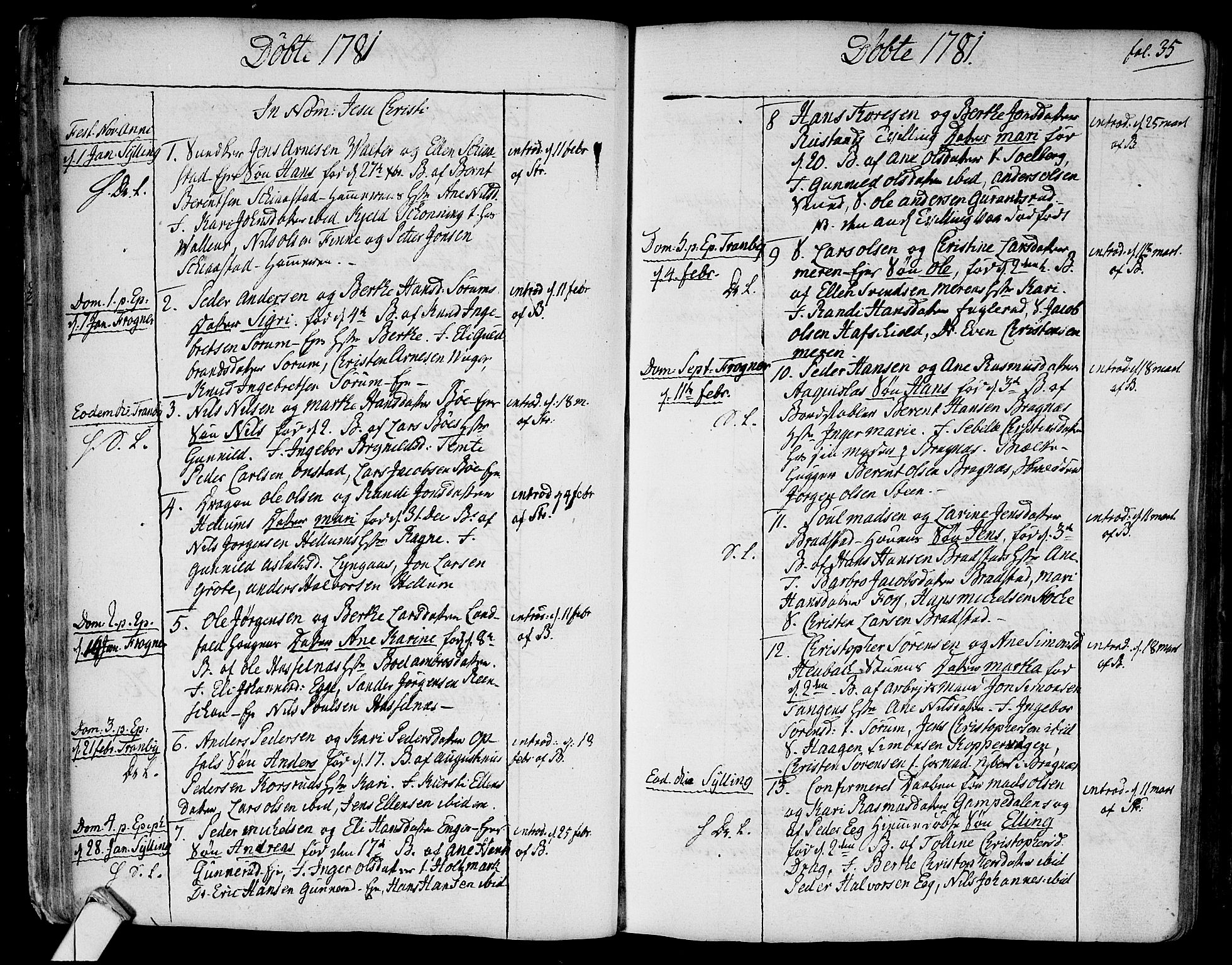 Lier kirkebøker, SAKO/A-230/F/Fa/L0006: Parish register (official) no. I 6, 1777-1794, p. 35