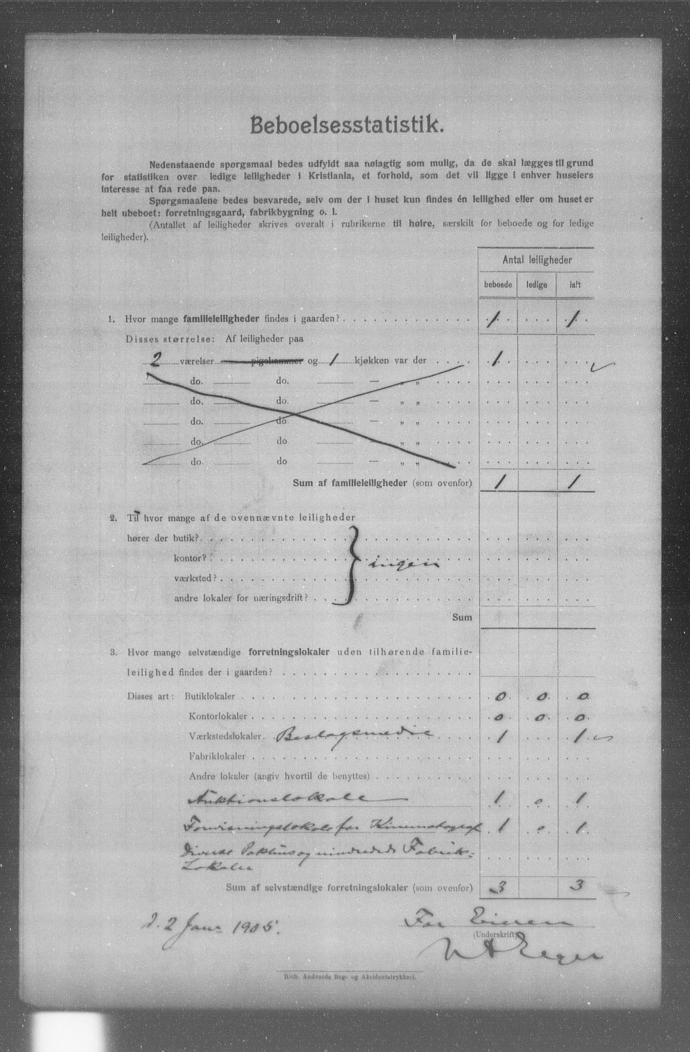 OBA, Municipal Census 1904 for Kristiania, 1904, p. 11218