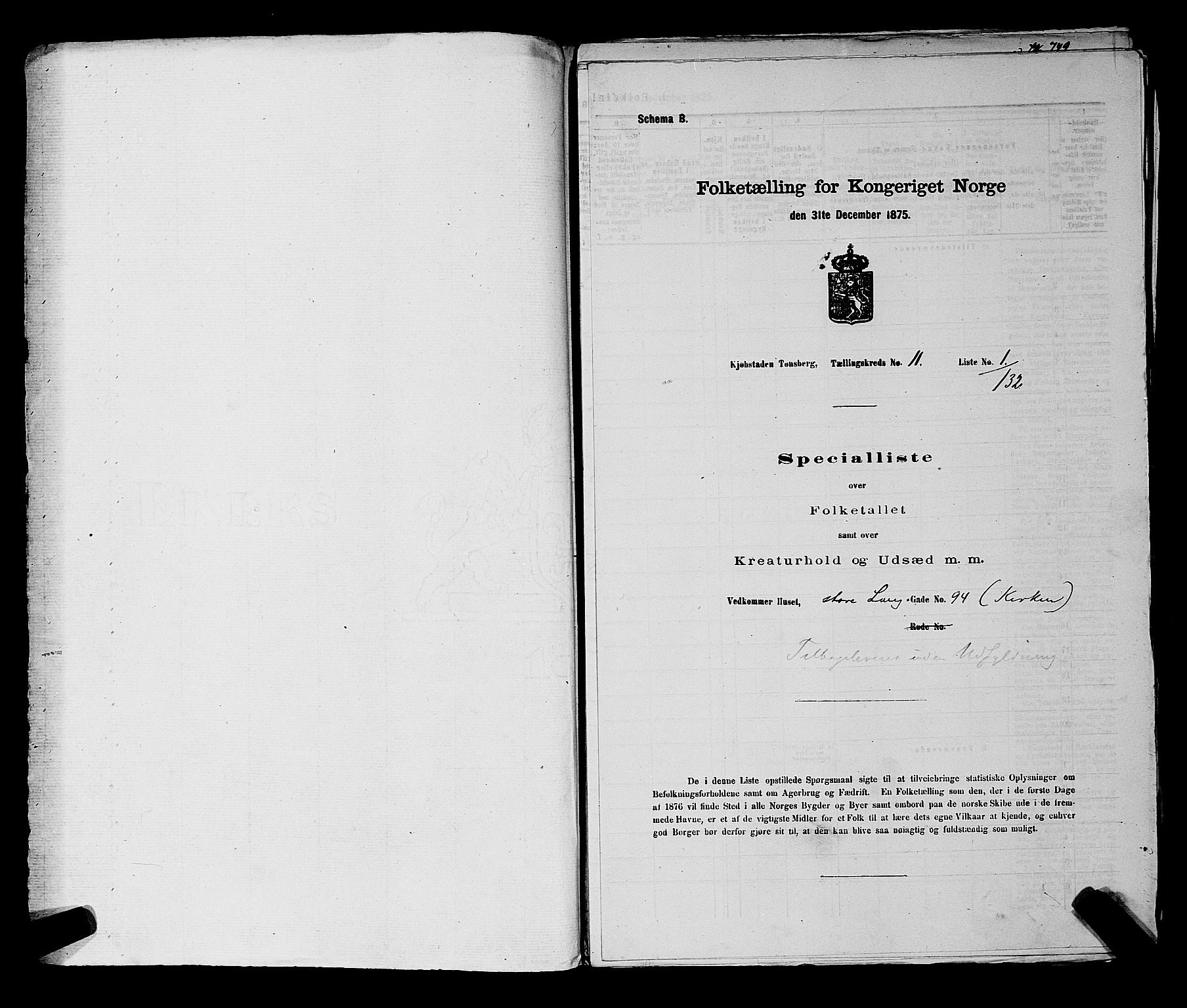 SAKO, 1875 census for 0705P Tønsberg, 1875, p. 330