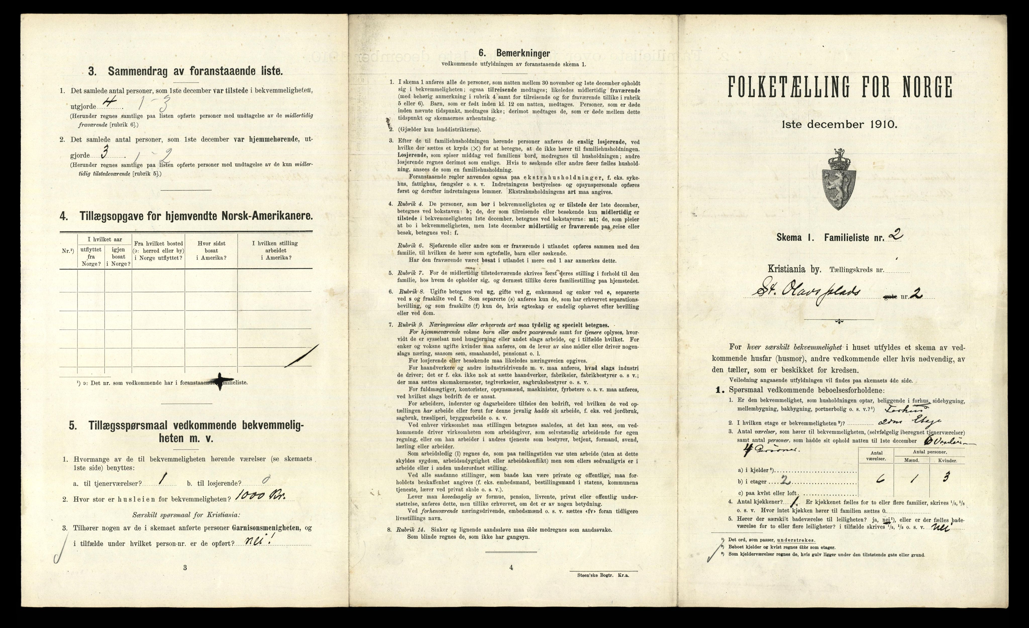 RA, 1910 census for Kristiania, 1910, p. 96855