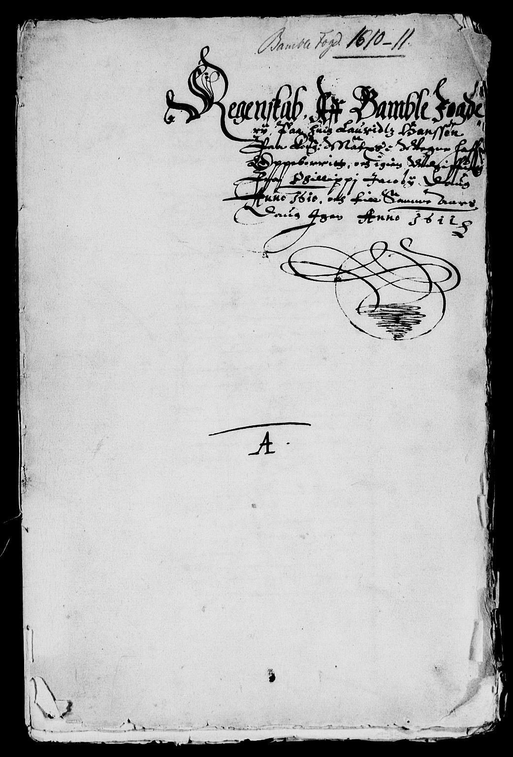 Rentekammeret inntil 1814, Reviderte regnskaper, Lensregnskaper, AV/RA-EA-5023/R/Rb/Rbp/L0004: Bratsberg len, 1610-1613