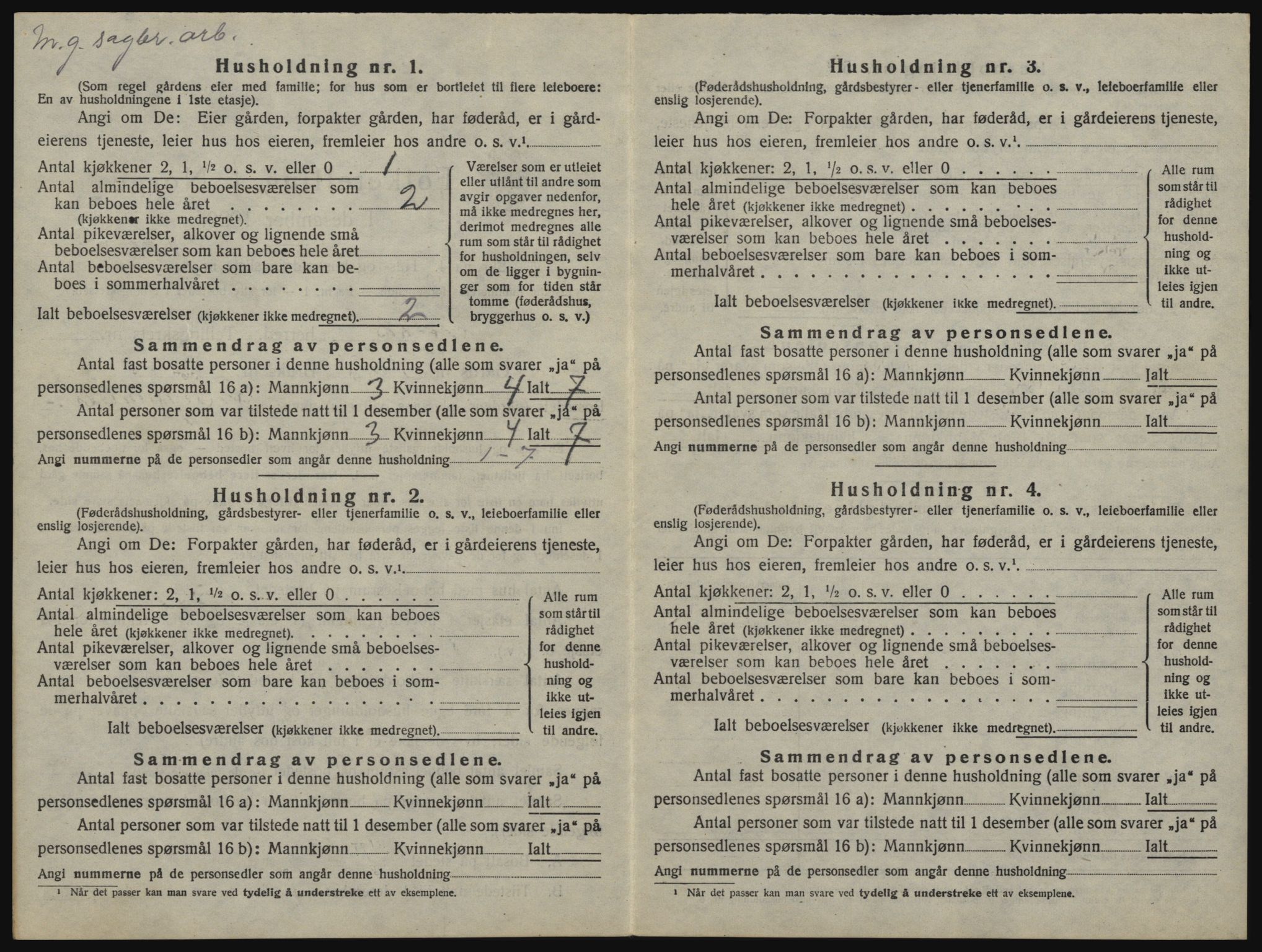 SAO, 1920 census for Ås, 1920, p. 1115