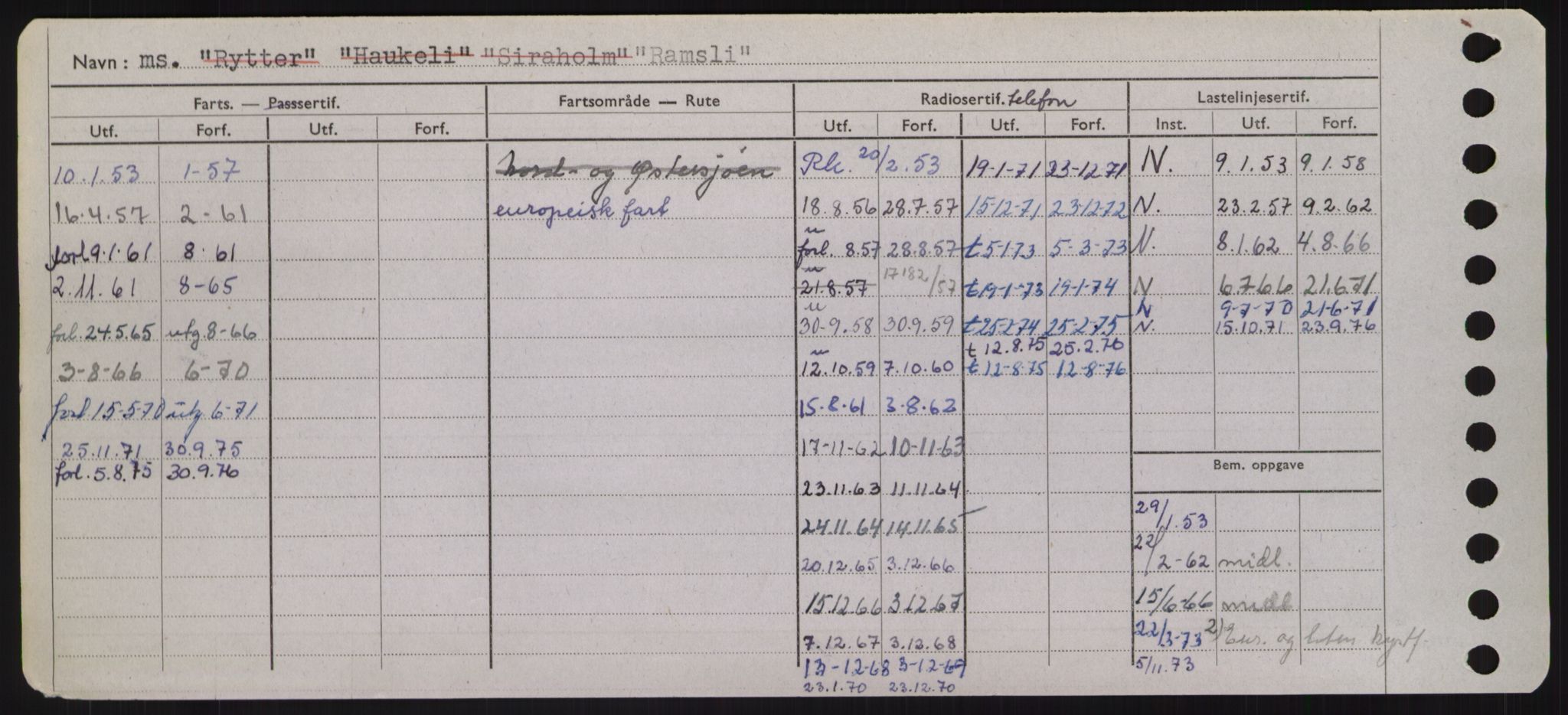 Sjøfartsdirektoratet med forløpere, Skipsmålingen, RA/S-1627/H/Hd/L0030: Fartøy, Q-Riv, p. 146