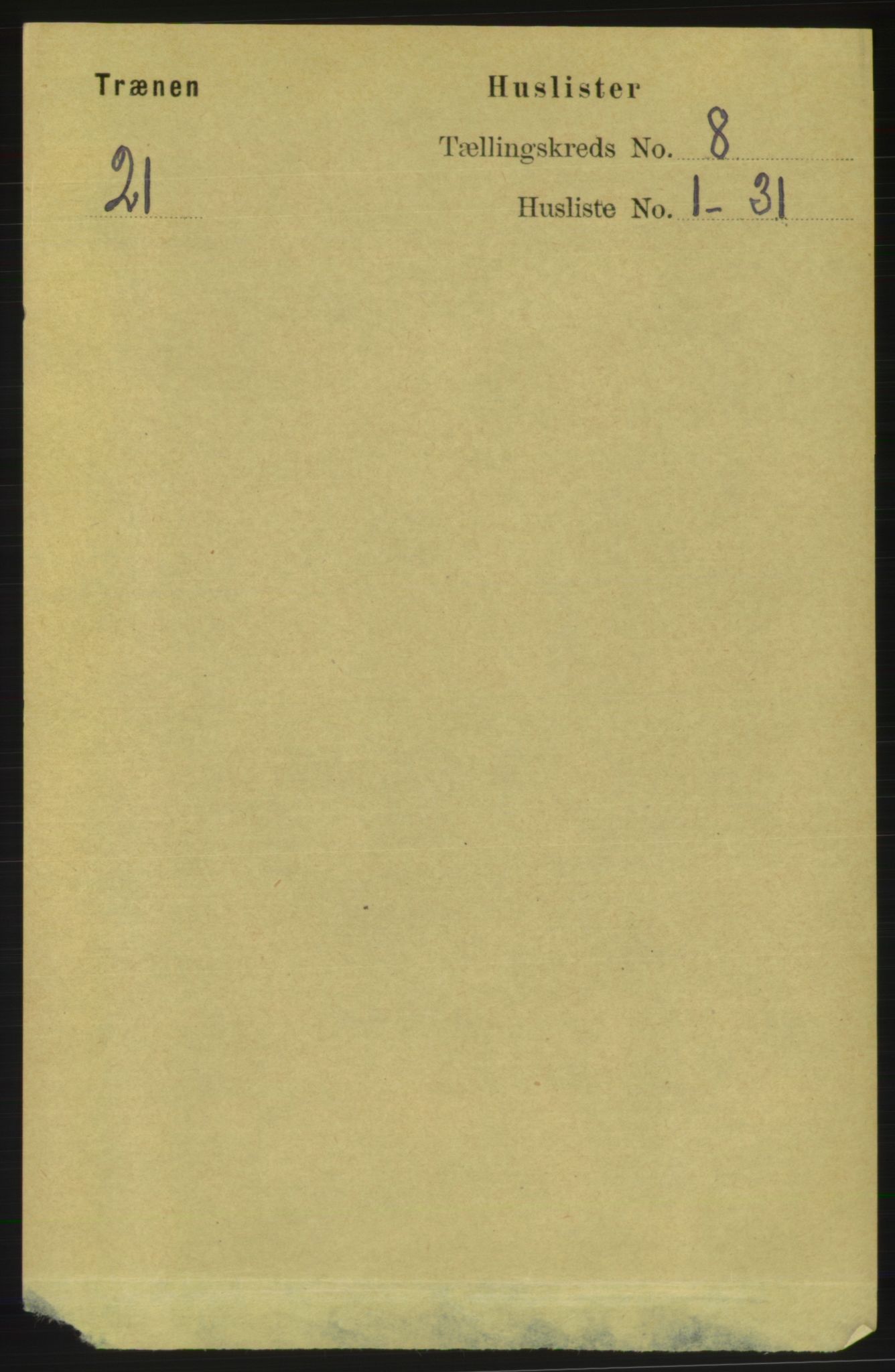RA, 1891 census for 1548 Fræna, 1891, p. 2609