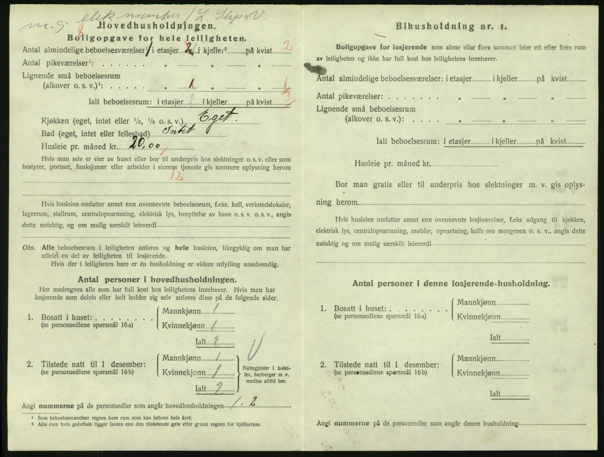 SAKO, 1920 census for Larvik, 1920, p. 7311