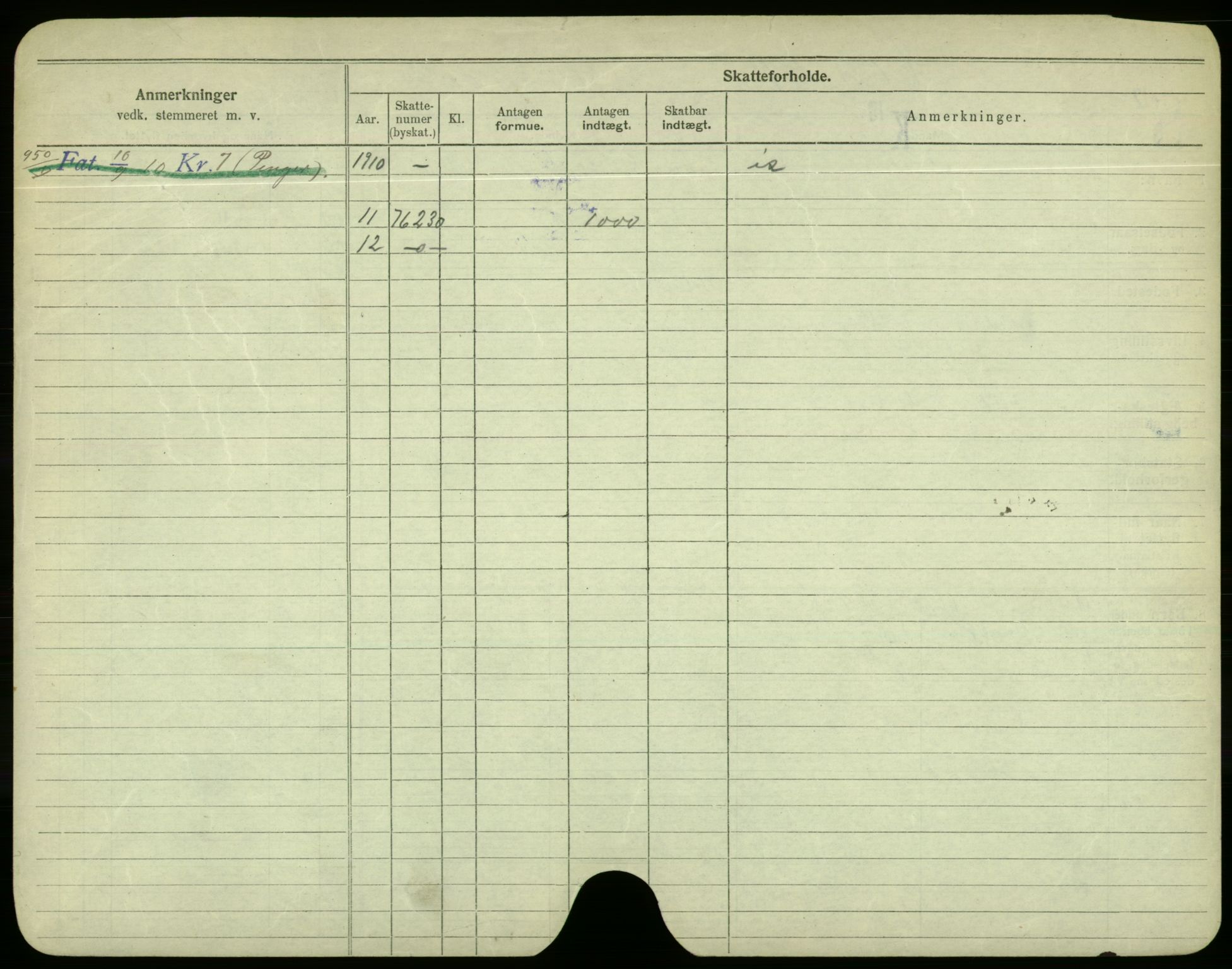 Oslo folkeregister, Registerkort, AV/SAO-A-11715/F/Fa/Fac/L0003: Menn, 1906-1914, p. 1201b