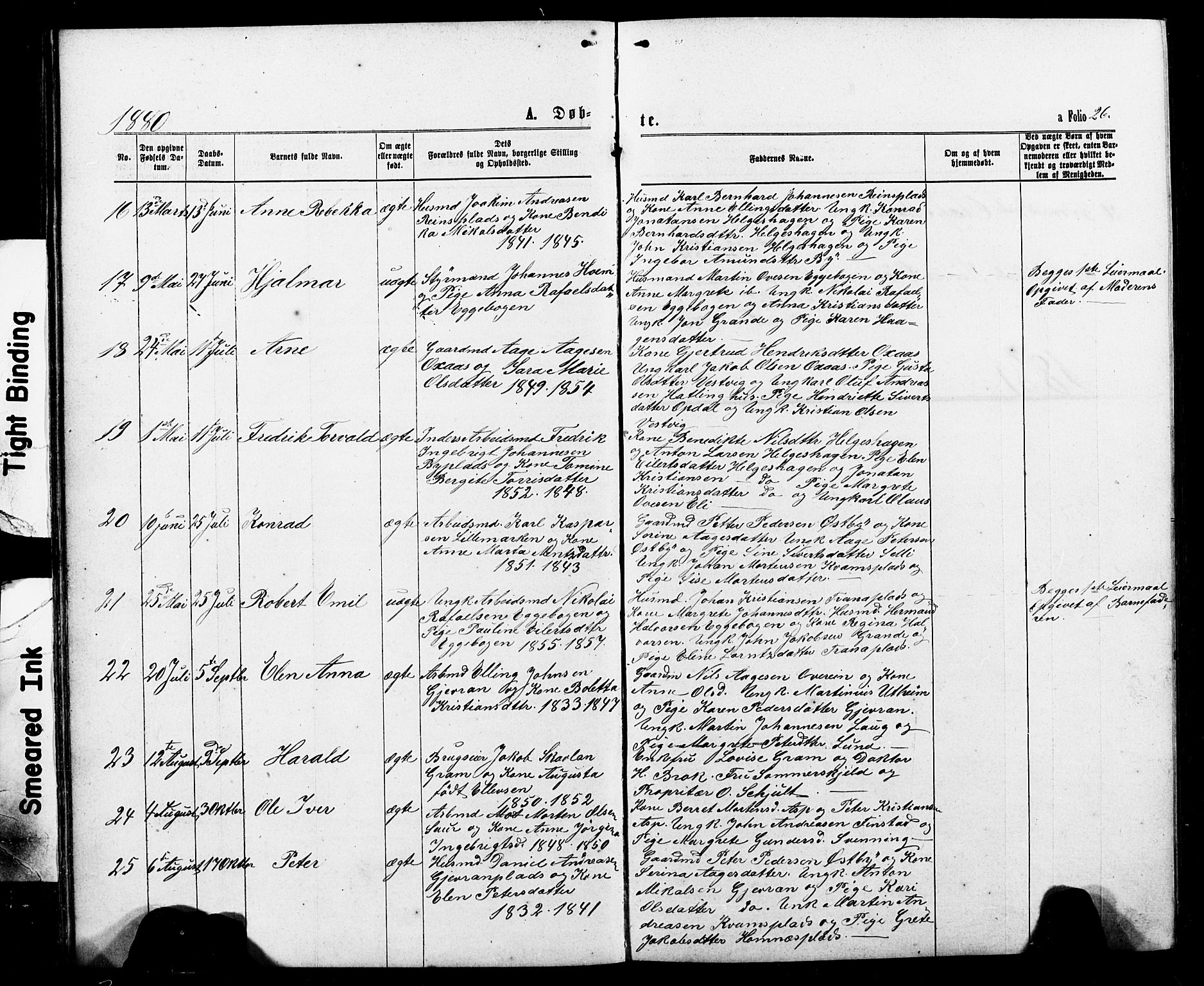 Ministerialprotokoller, klokkerbøker og fødselsregistre - Nord-Trøndelag, SAT/A-1458/740/L0380: Parish register (copy) no. 740C01, 1868-1902, p. 26