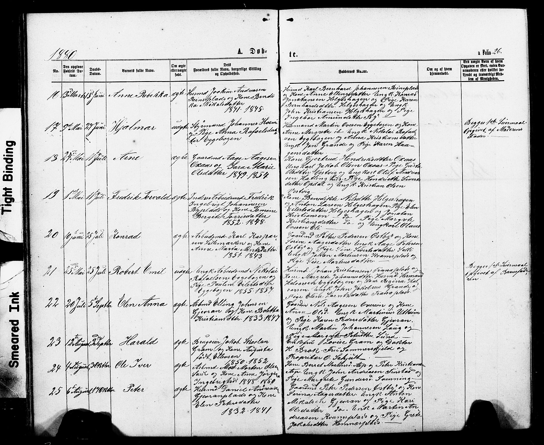 Ministerialprotokoller, klokkerbøker og fødselsregistre - Nord-Trøndelag, AV/SAT-A-1458/740/L0380: Parish register (copy) no. 740C01, 1868-1902, p. 26