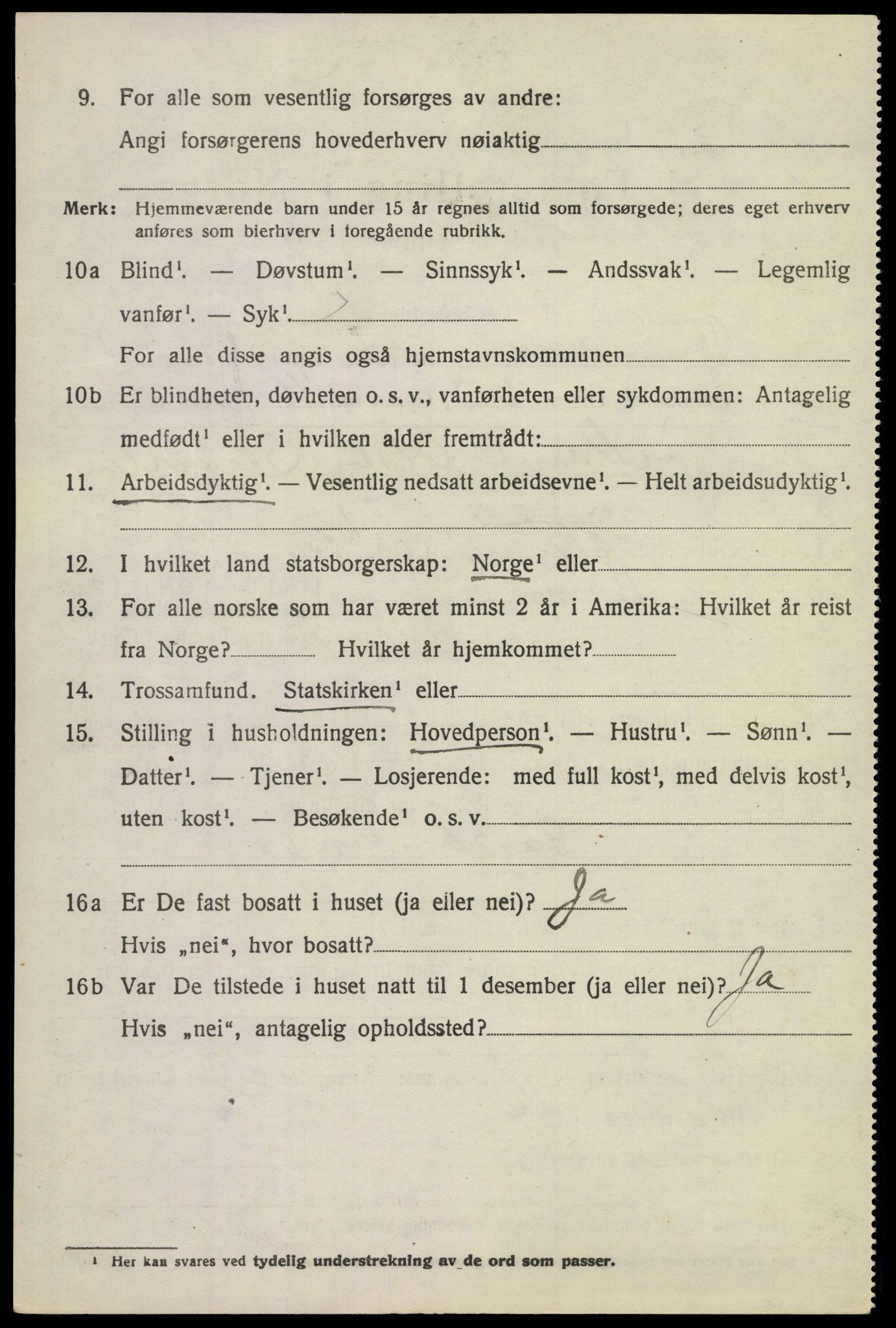 SAKO, 1920 census for Ytre Sandsvær, 1920, p. 1707