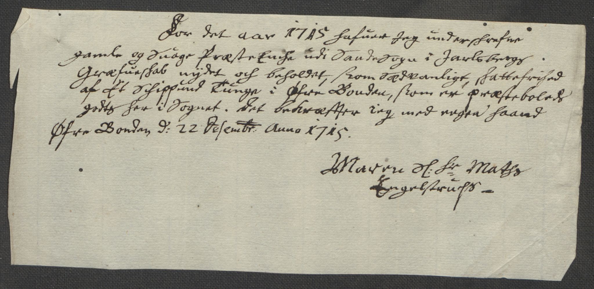 Rentekammeret inntil 1814, Reviderte regnskaper, Fogderegnskap, RA/EA-4092/R32/L1879: Fogderegnskap Jarlsberg grevskap, 1714-1715, p. 464