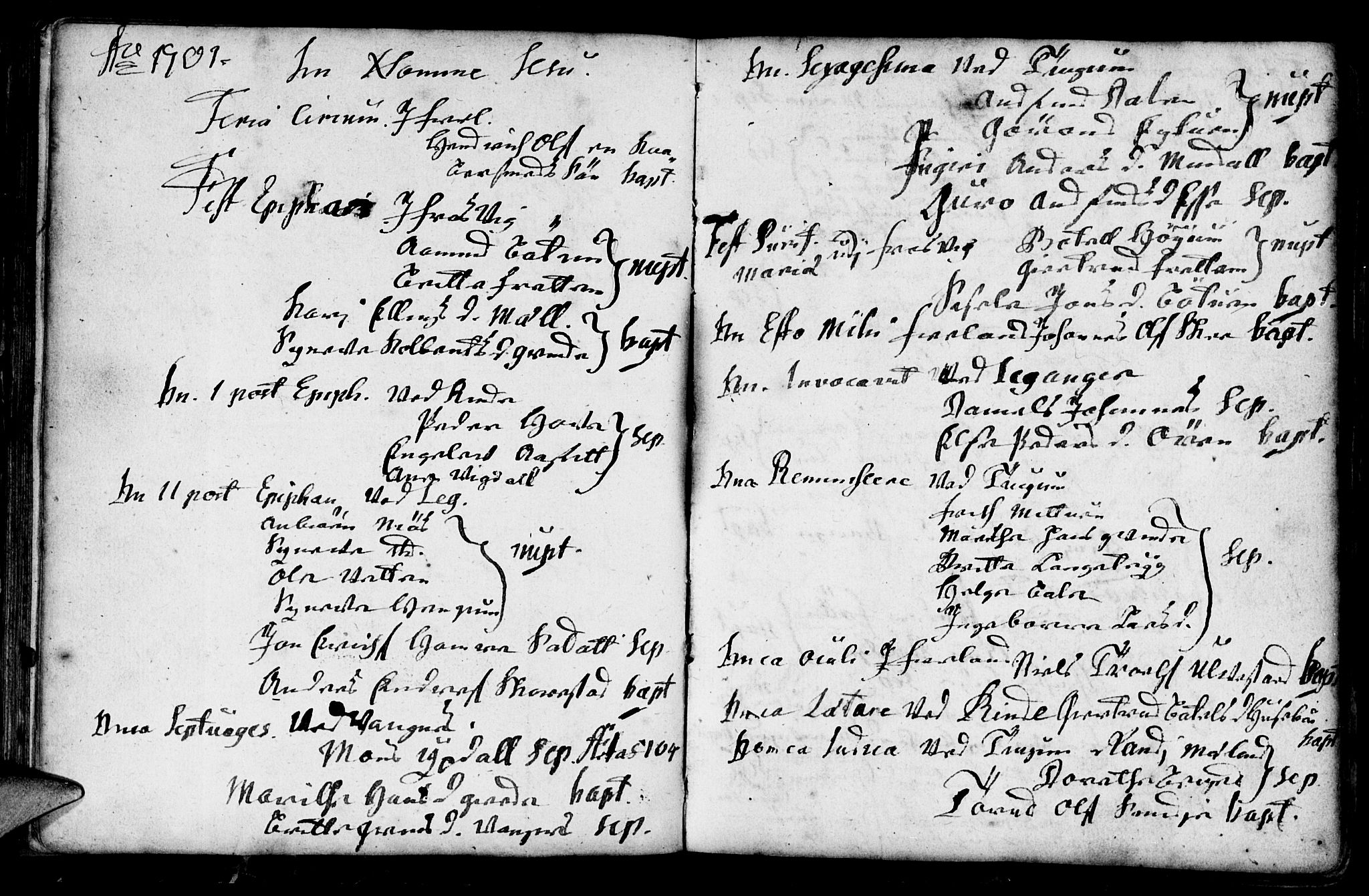 Leikanger sokneprestembete, SAB/A-81001: Parish register (official) no. A 1, 1690-1734, p. 40
